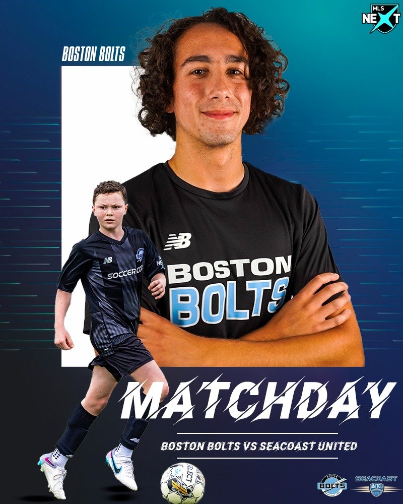 Time to make some memories Bolts Nation! It's Matchday!

#Soccer #MLSNext #NECSL #USYSNationalLeague #USYouthSoccer #ECRL #RAL #USLAcademy #NAL #NEAL #Elite64
