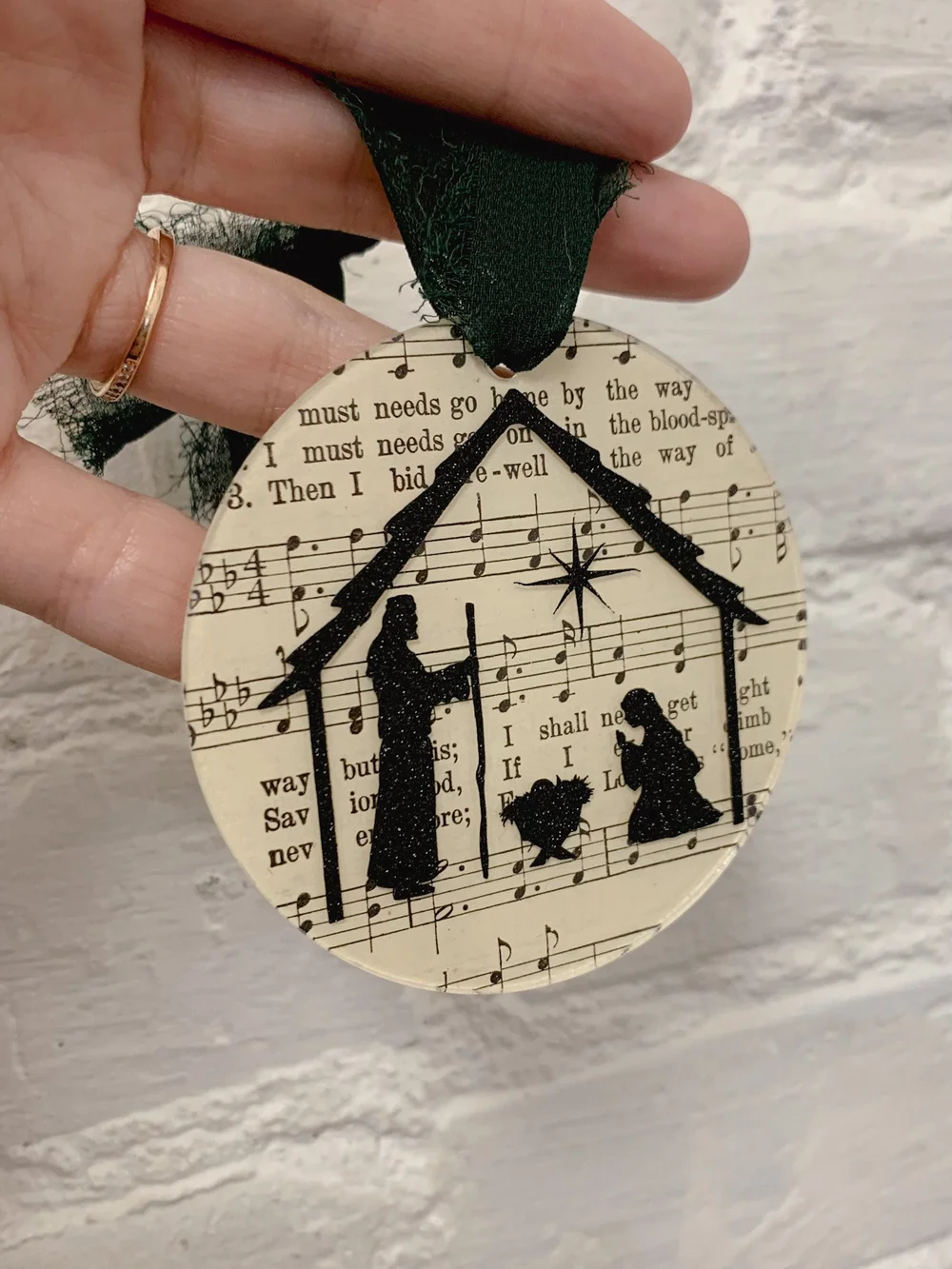 Nativity Scene Acrylic Ornament — After Hours Designs, LLC
