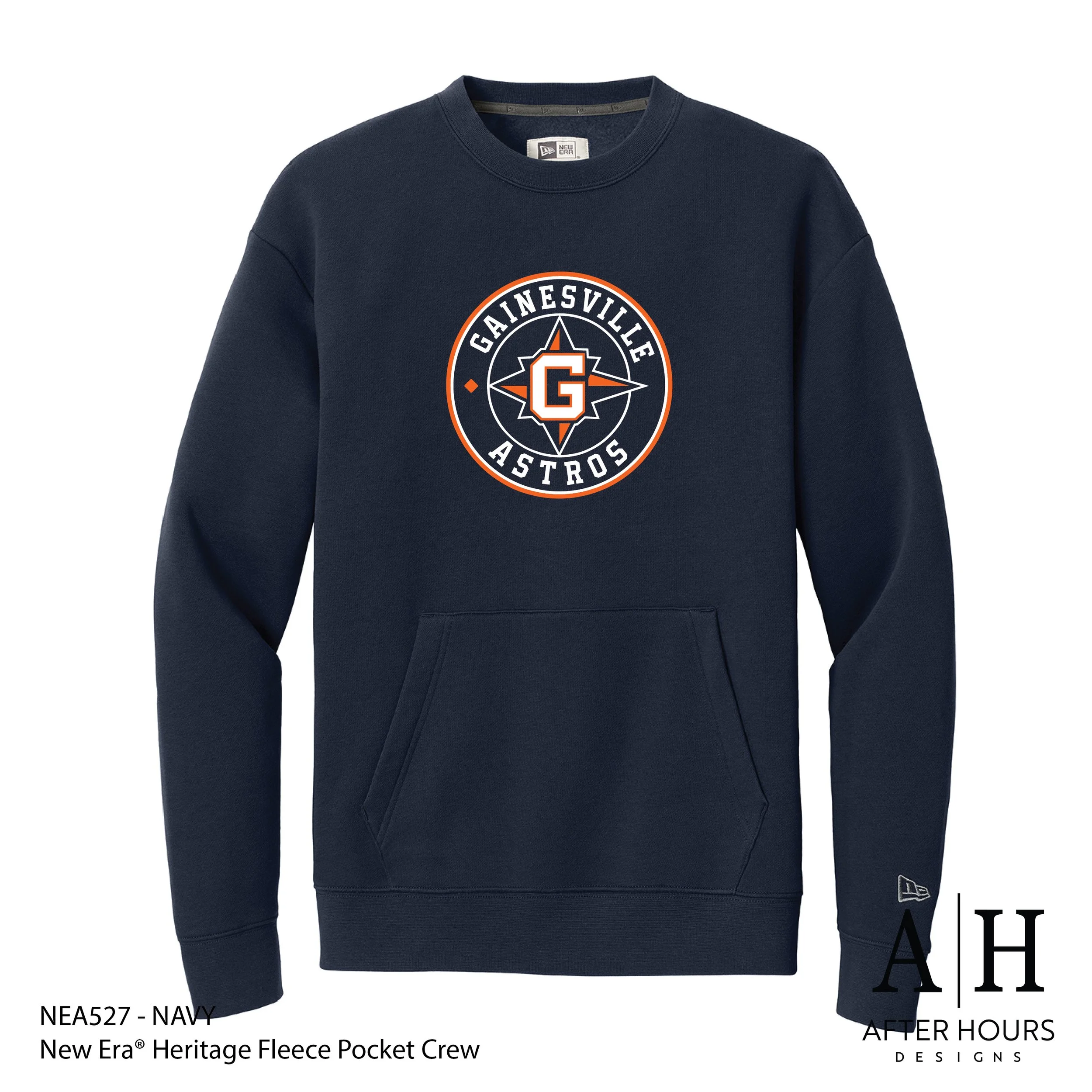 Gainesville Astros New Era® Pocket Crewneck Sweatshirt