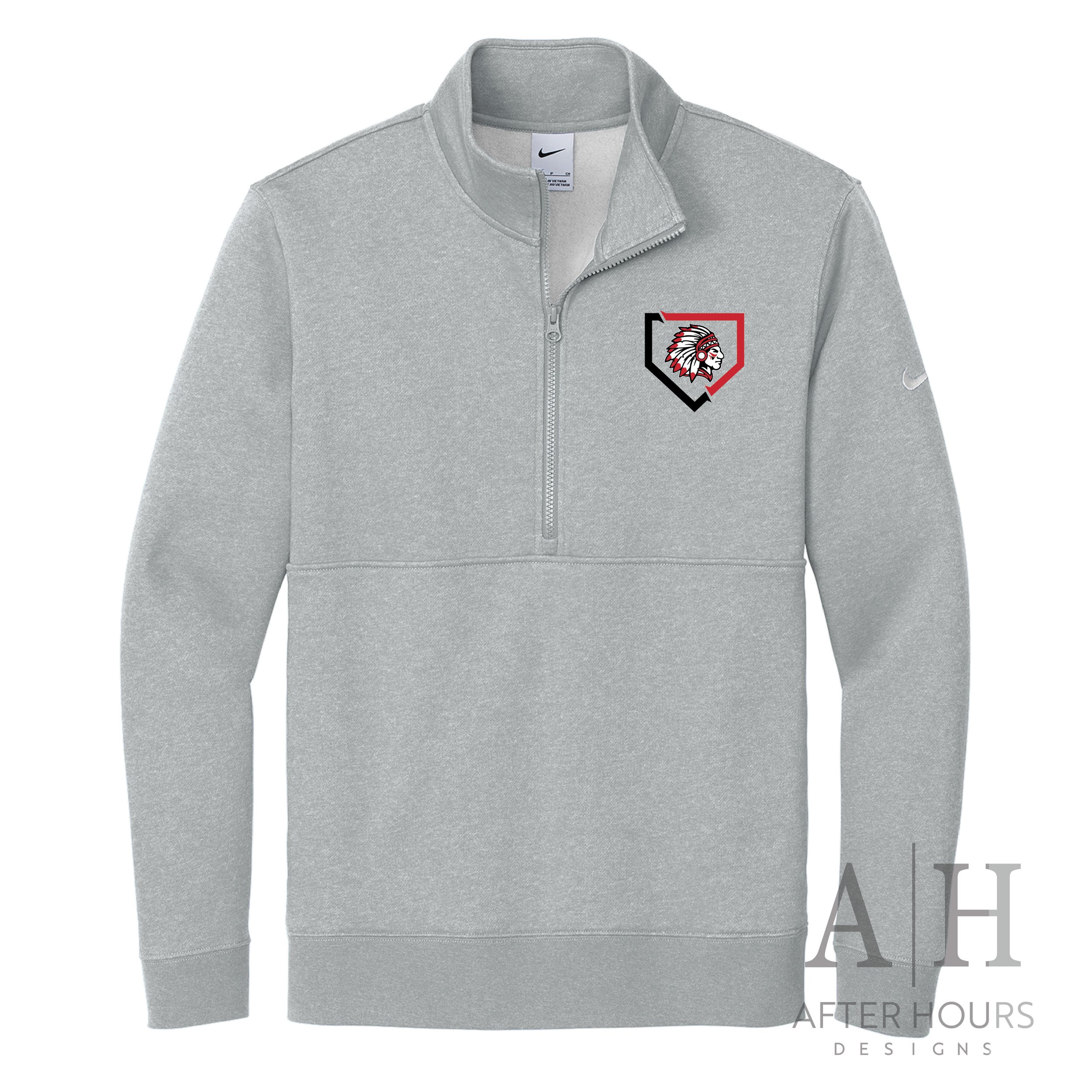 Nike Zip Grey Indians Baseball Logo-01.jpg