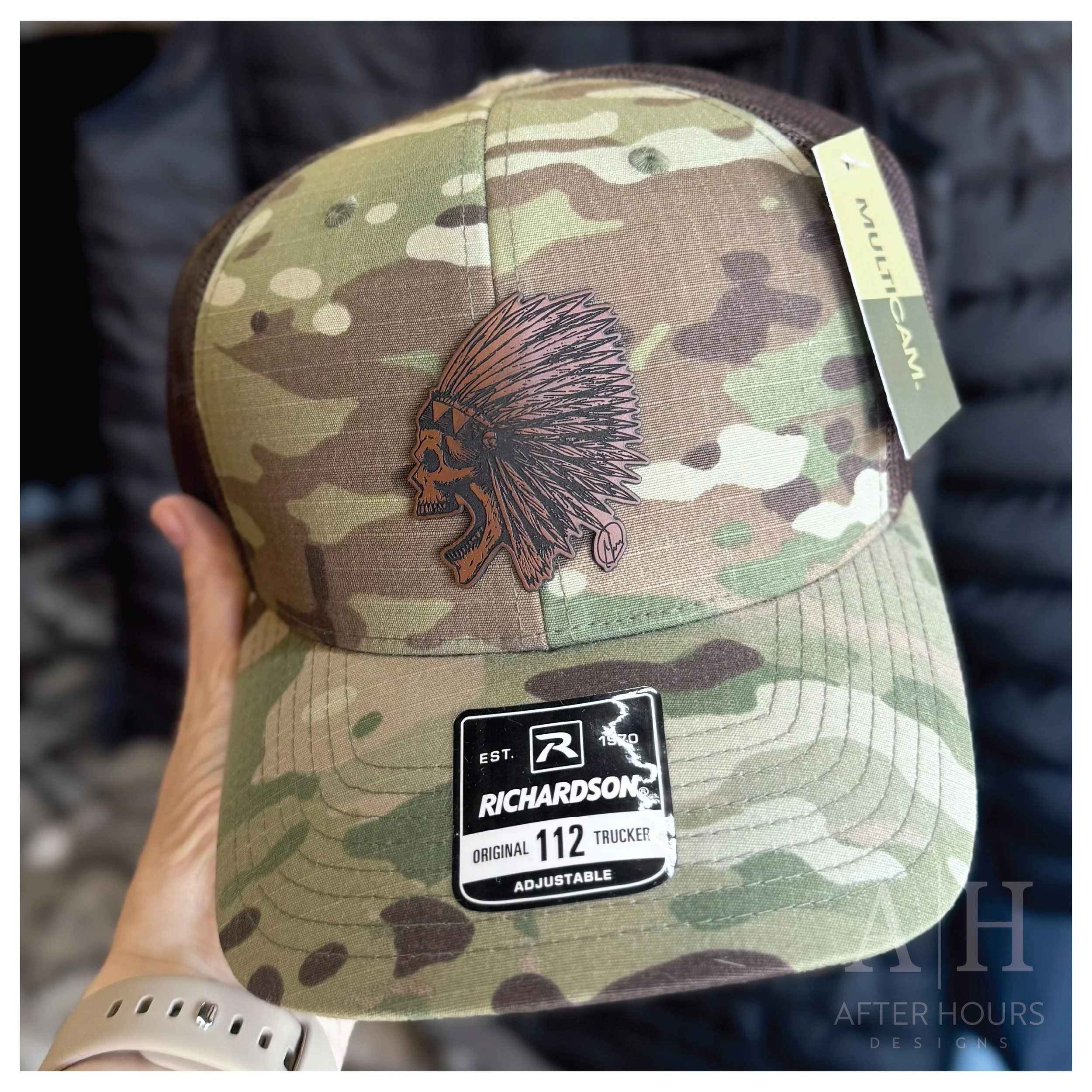 JROTC Warrior Leather Patch Hat