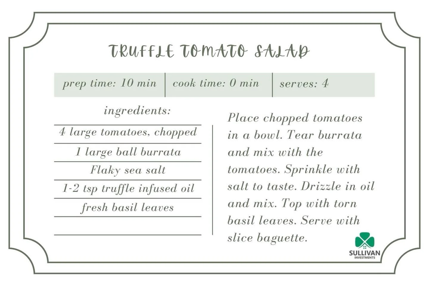 Summer on a plate! 🌞 Here&rsquo;s one of our favorites. Ready in 10 minutes, looks beautiful on a plate next to a glass of chilled Rose while sitting on your back patio. 

What&rsquo;s your favorite dish to serve when dining al fresco? Drop your go-