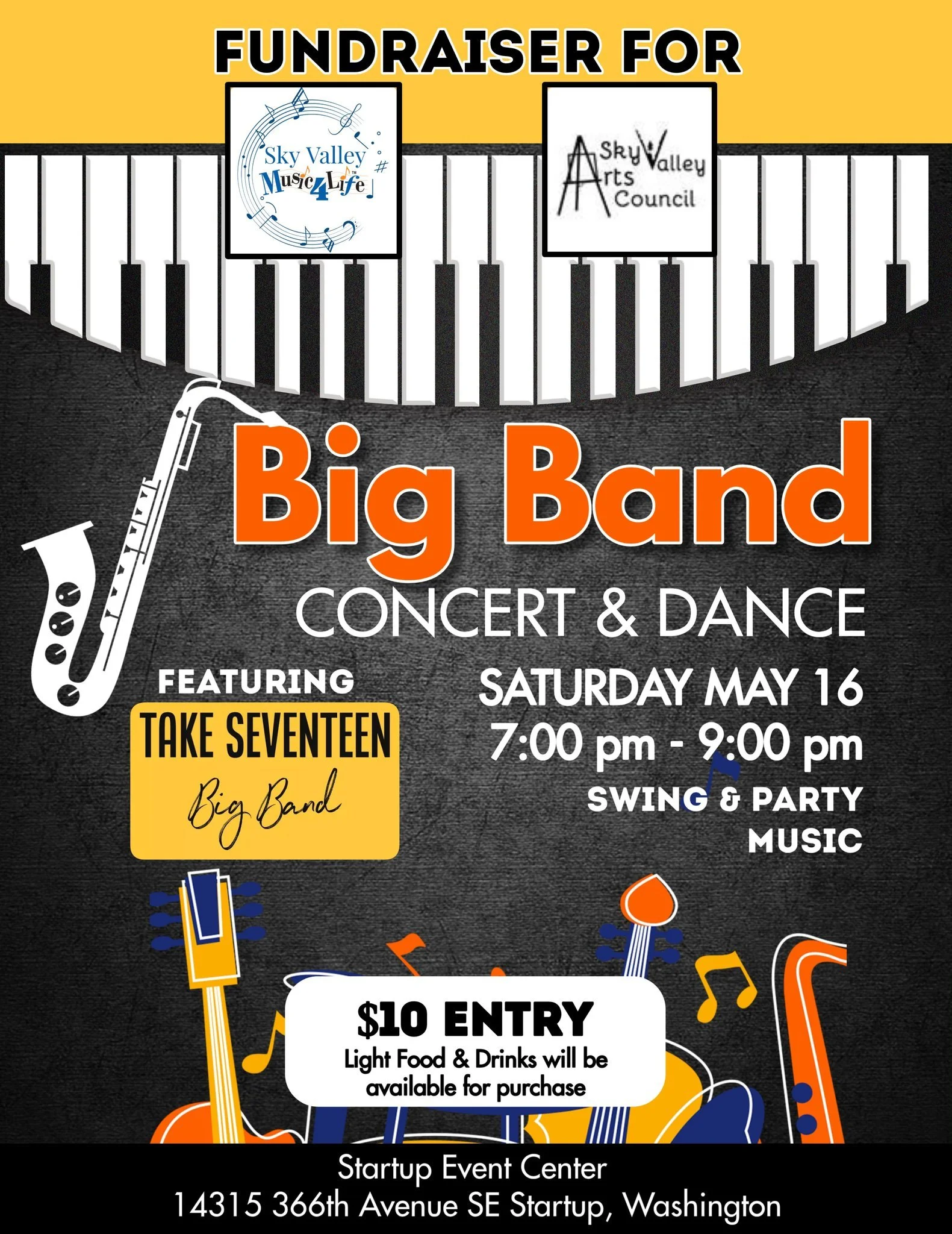 Take Seventeen Big Band Concert and Dance Fundraiser