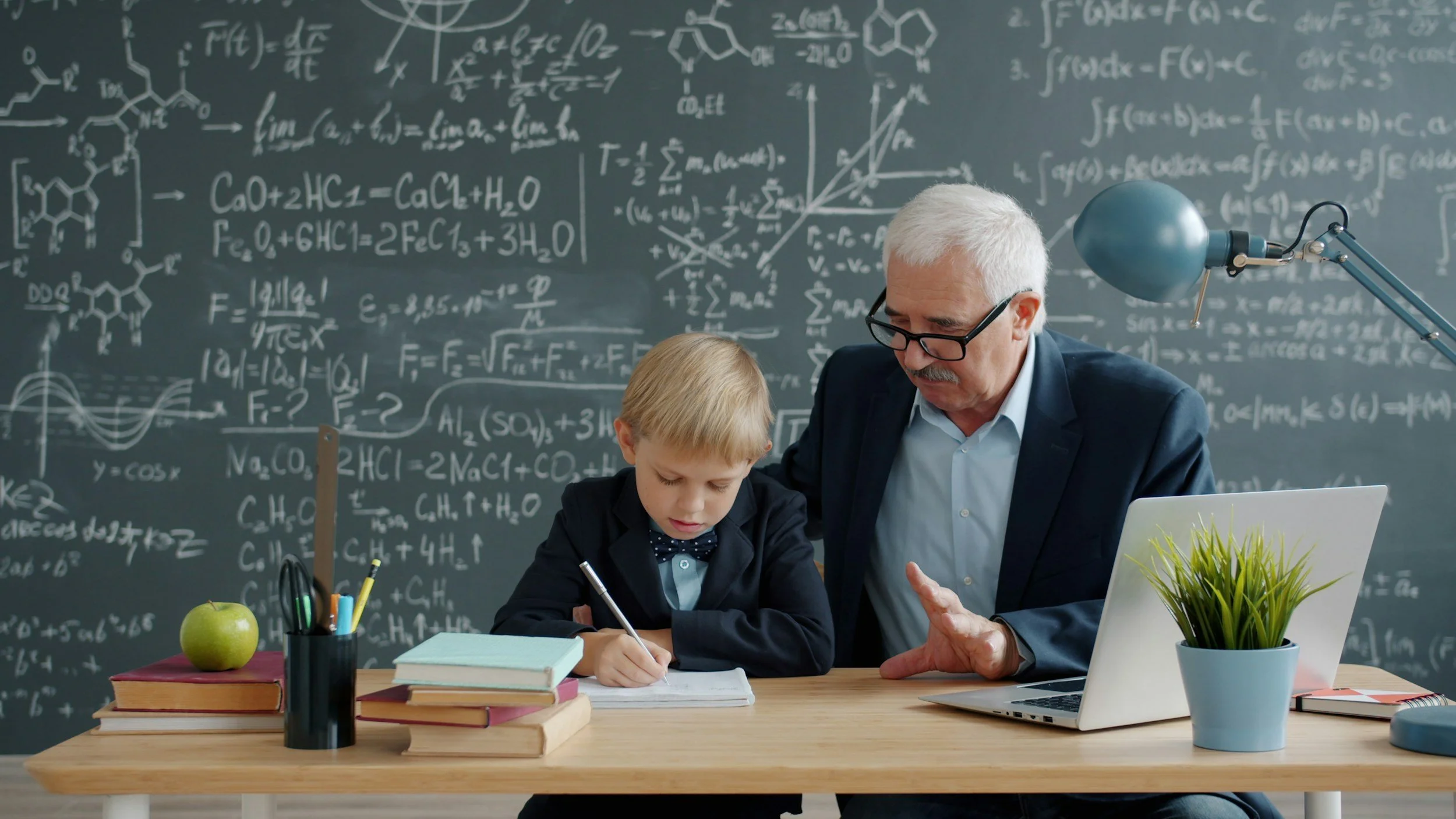 A child staring blankly at a worksheet after a tutoring session, showing limited progress despite consistent extra help