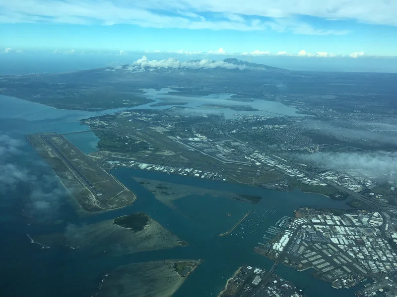 Honolulu Int Airport, O'ahu, Hawaii.