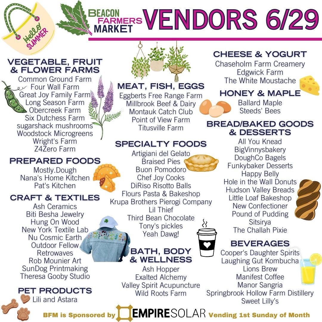 Who&rsquo;s coming to market? Everyone! Shop from 💥70🤩 vendor stalls this Sunday. From farm-fresh meats and creamy cheeses to vibrant veggies, gourmet nut butters, rich olive oils, and earthy mushrooms, we&rsquo;ve got it all. HOT 🔥 THIS WEEK: Che