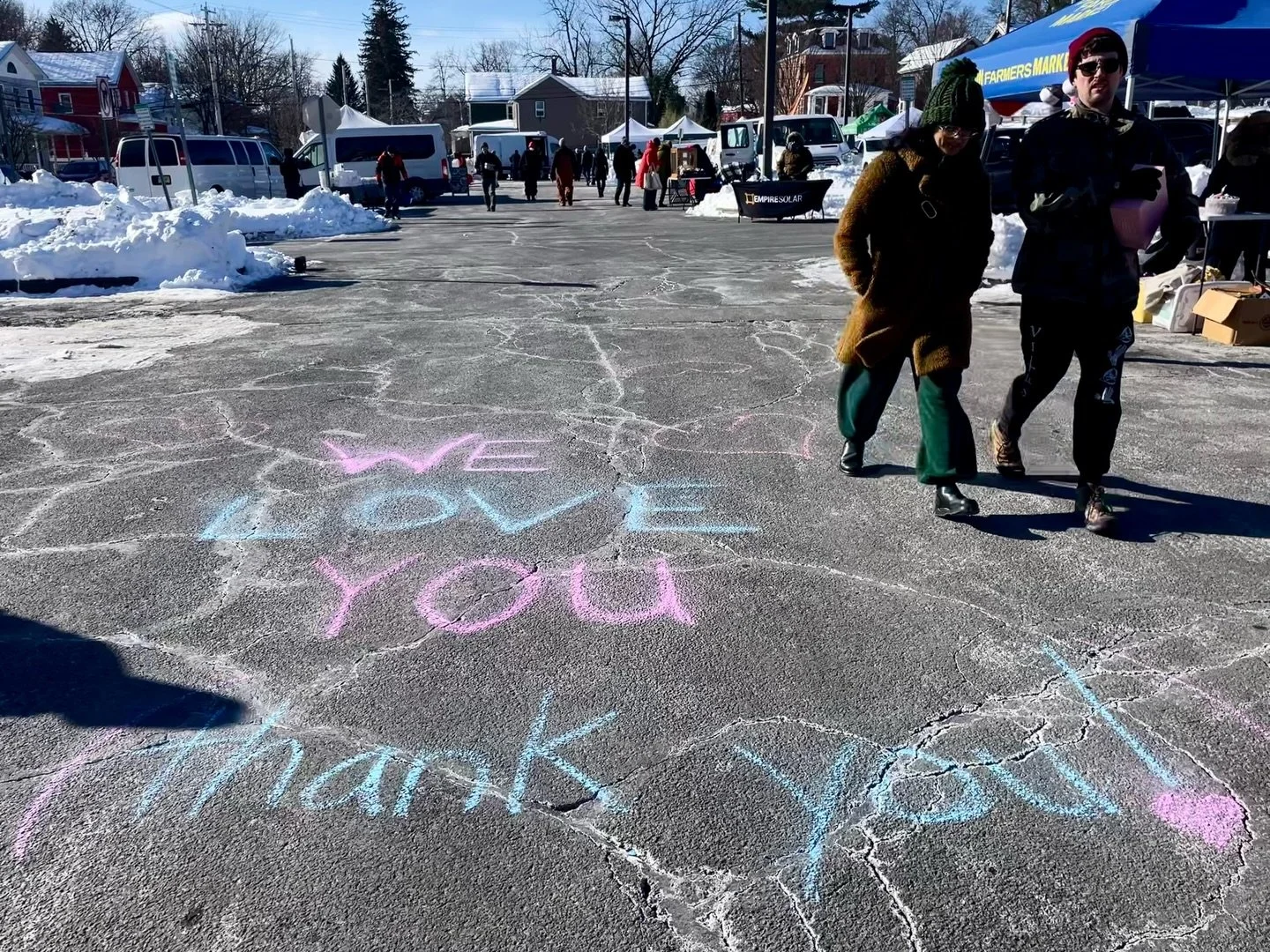 🛍️ Shop early. Go home. Cook something great.

That&rsquo;s the rhythm &mdash; fuel up, bundle up, support your farmers, then get back to a warm kitchen. Cold air, warm food, good habits. See you at the market 💛❄️🥕

To support everyone during wint