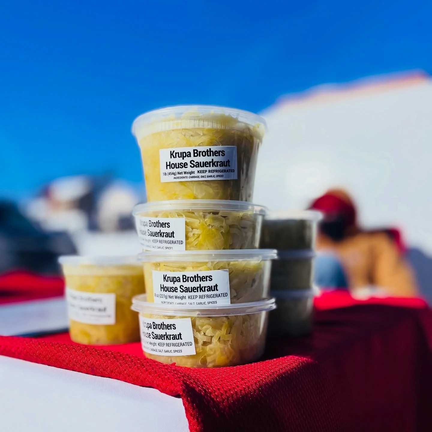 On a 10&deg; market day like today, you don&rsquo;t reach for fluff &mdash; you reach for food that holds you up.

Enter @krupabrospierogico sauerkraut 🥬

Packed with tang, crunch, and the kind of nourishment that&rsquo;s been getting people through