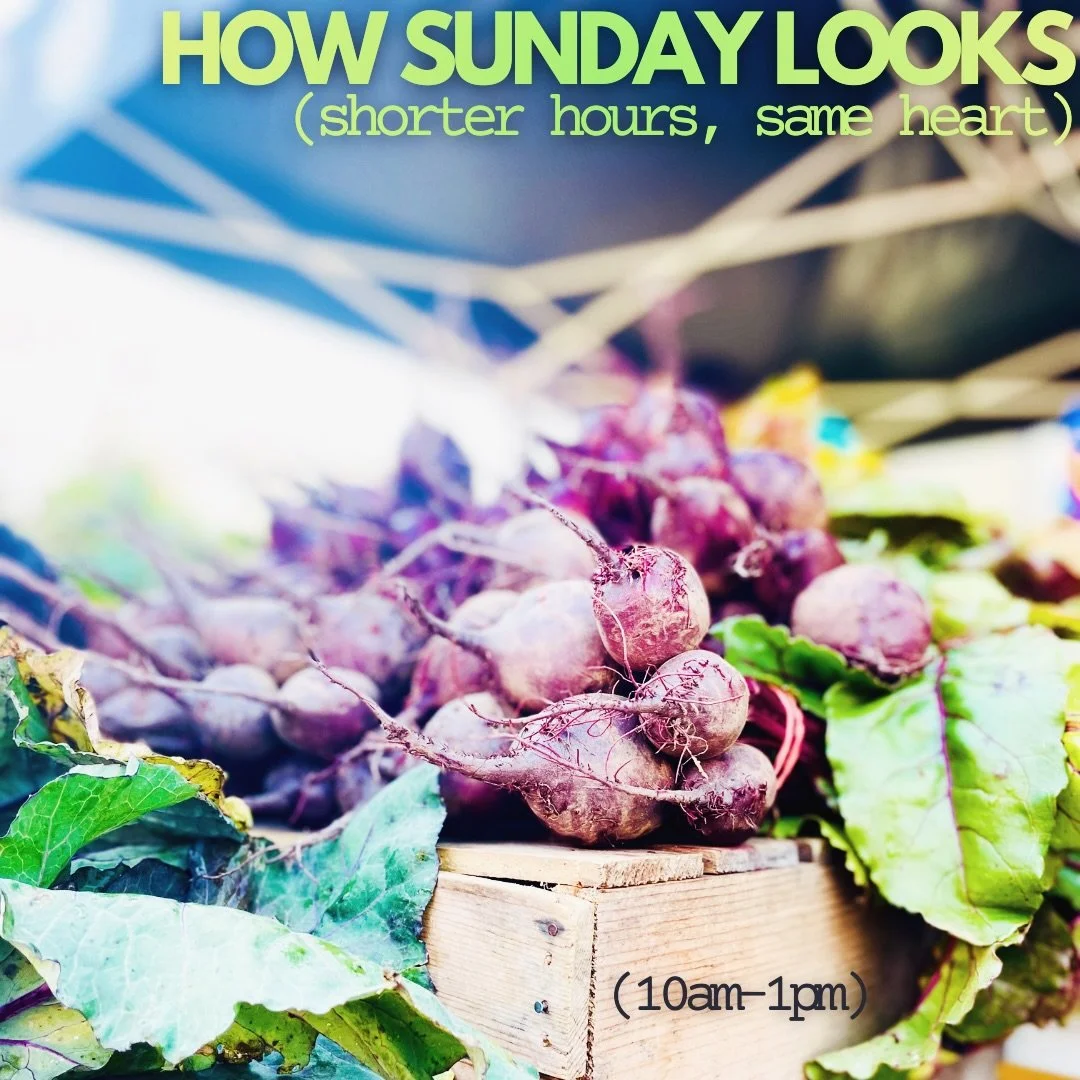 This Sunday, we&rsquo;re planning to be open from 10&ndash;1, with the same cold-weather adjustments that worked really well last week.

We&rsquo;re prioritizing vendor safety with flexible attendance, warming breaks, and thoughtful setups with cars 