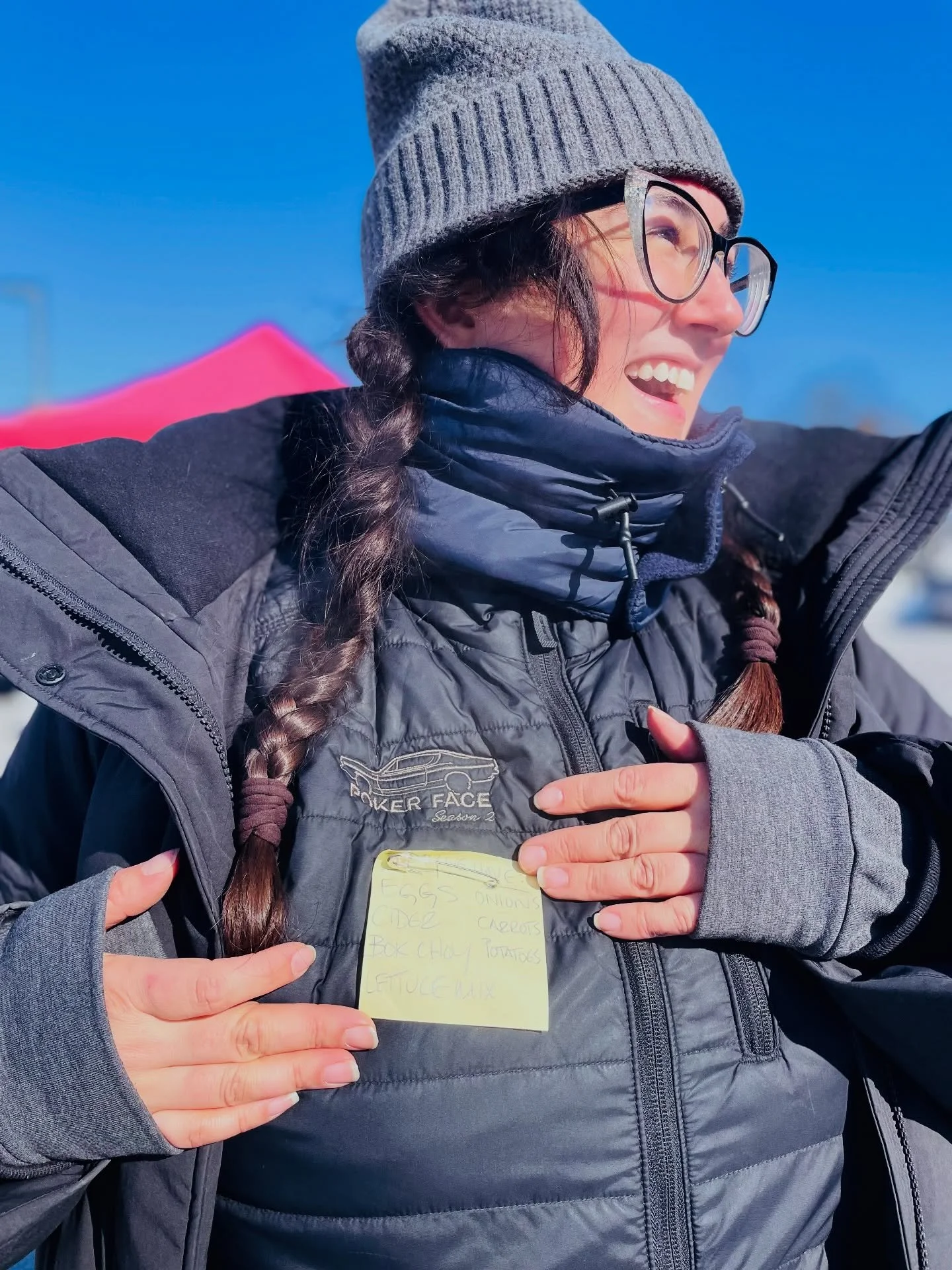 The weather report: don&rsquo;t bother. 🚫❌🛑 
The BFM: watch this. 🕺❤️💃 

The sun was strong.
The wind never came along.
The sky stayed blue.
And we danced our way through.

Given the potential wind, we adapted.
Formal signage? Not a chance. 
Safe