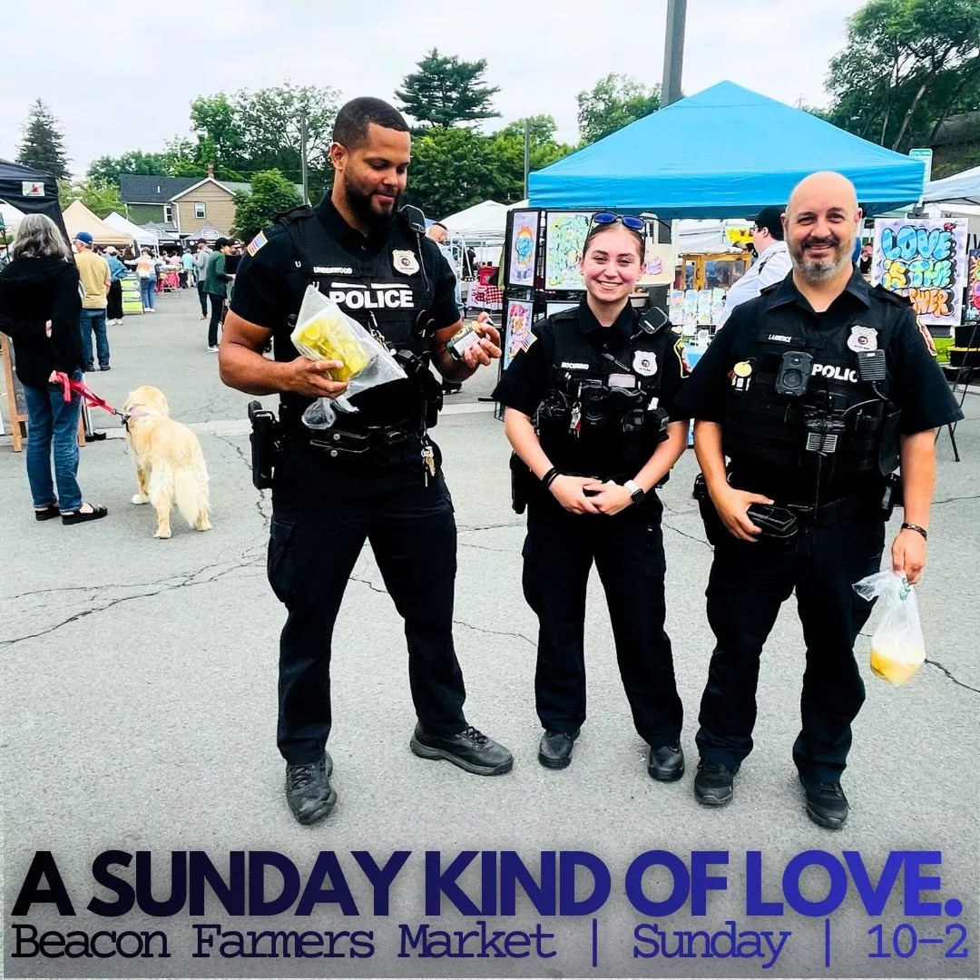 A Sunday kind of love looks like community.

Neighbors.
Officers.
Farmers.
Musicians.

All in one parking lot.
All showing up.