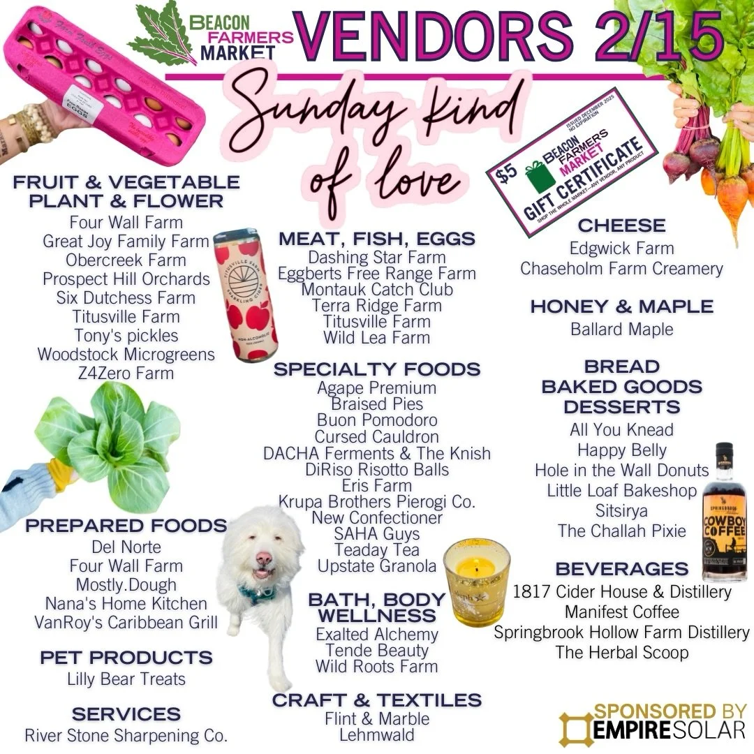 Over 50 local farms, makers, bakers, fermenters, roasters, distillers, picklers, pie-people, cheese-dreamers, and dog-treat legends &mdash; all in one parking lot.

Come hungry.
Come curious.
Come ready to fill your tote.

We&rsquo;re back to full ho