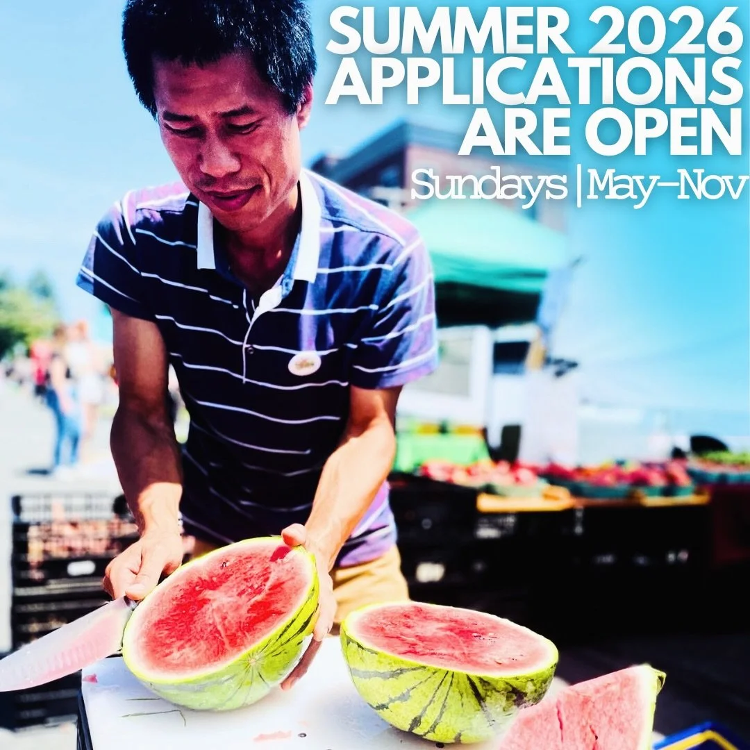 If you&rsquo;re a farmer, food maker, or craftsperson looking for a vibrant, well-run, deeply loved market &mdash; this is your sign.

Summer 2026 applications are open.

We&rsquo;re inviting food + craft vendors to apply to a market that draws 1,500