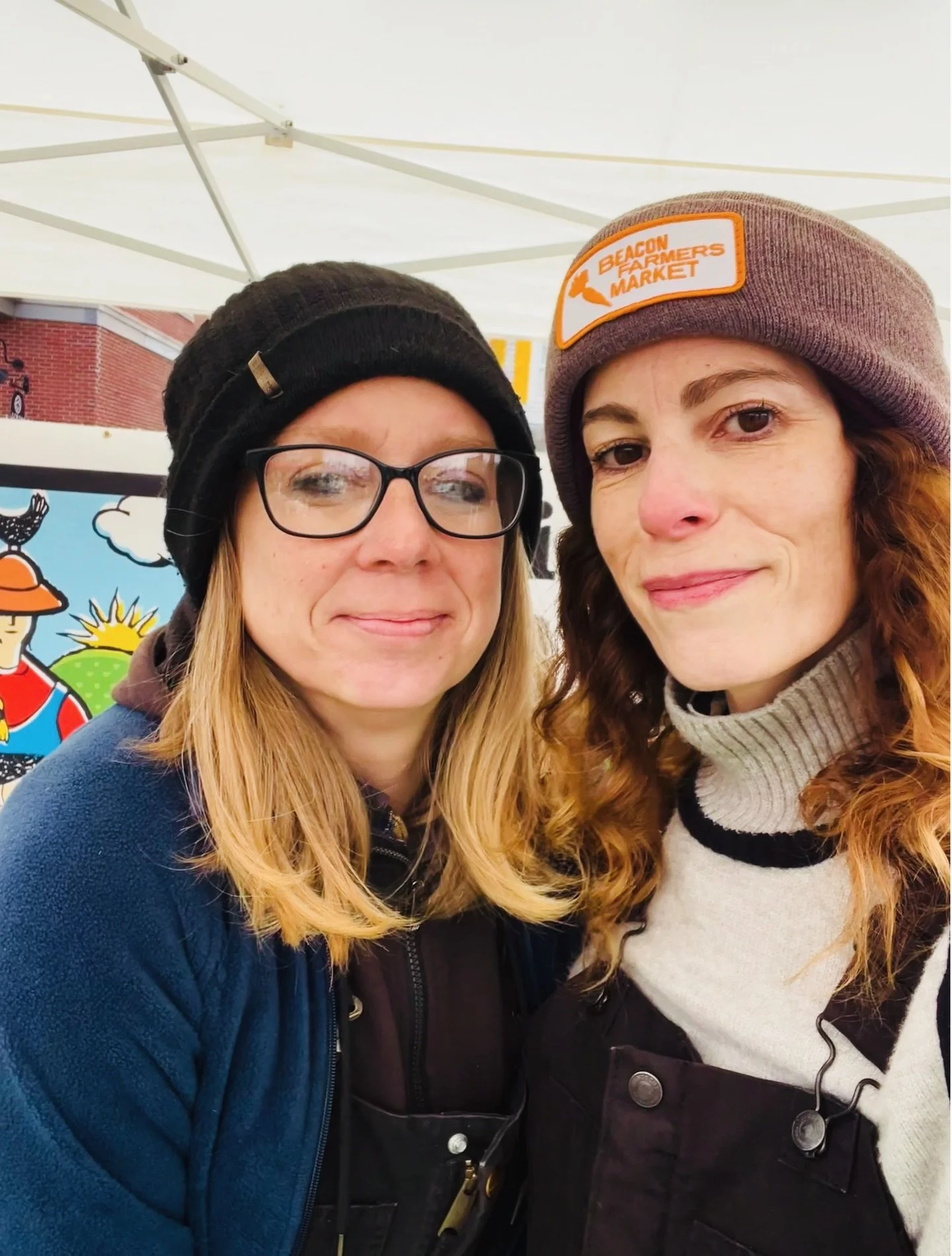 Grateful on this birthday 🎉😉 for work besties (and all BFM vendors) who effortlessly get you through winter market days with strength, joy, laughter&hellip; and cheese. 🧀 And to this entire community that we&rsquo;re privileged to be a part of (ye