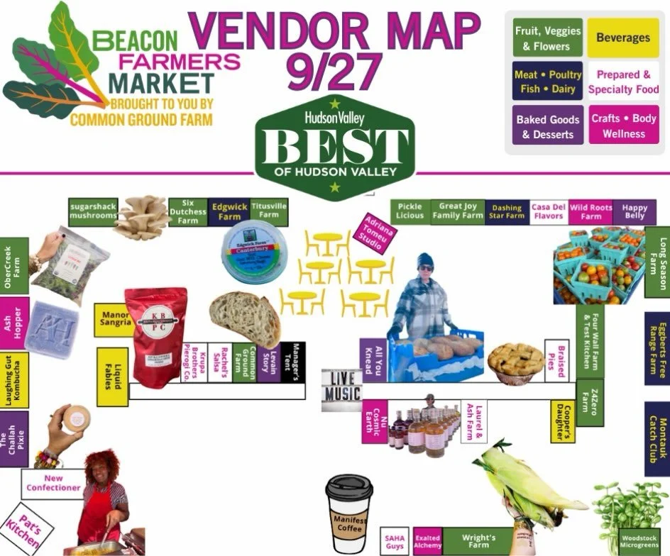 TOMORROW&rsquo;S MARKET MAP 🌧️💛

A few things may look a little different tomorrow as vendors adjust for the weather &mdash; smaller setups, fewer tents, or vehicles kept nearby.

You&rsquo;ll also notice some extra space between vendors. We&rsquo;