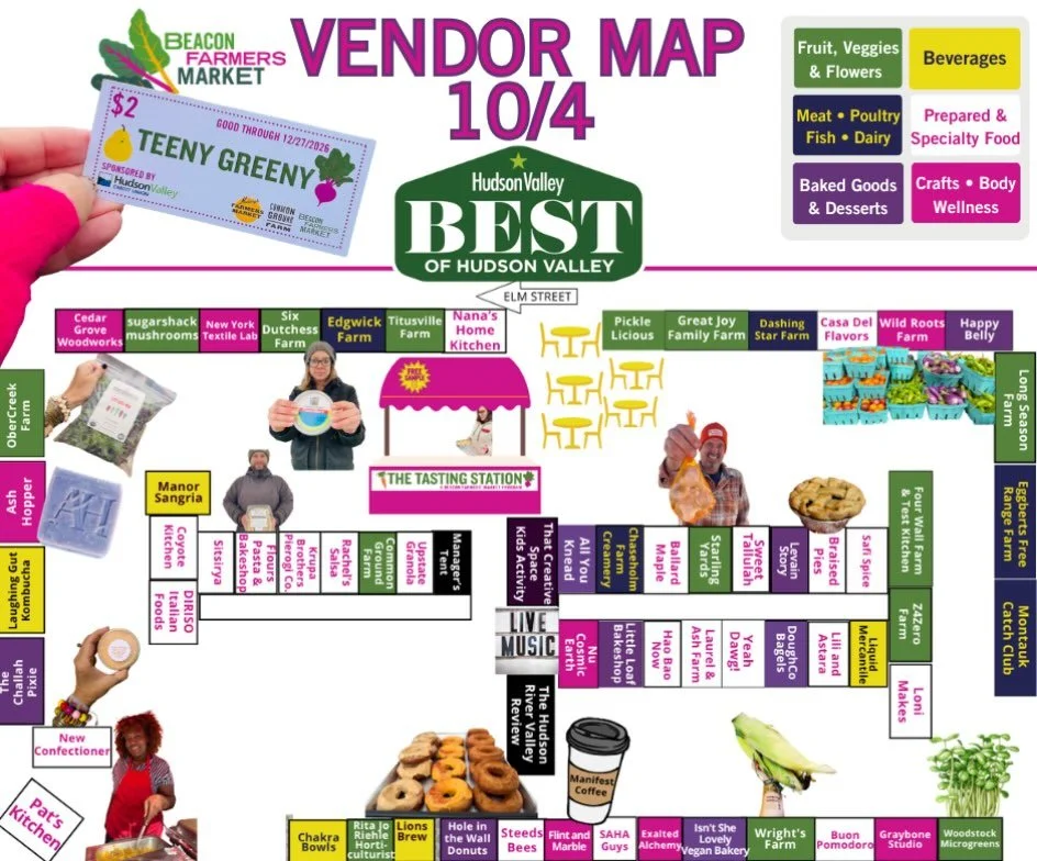 IT&rsquo;S GO TIME. 💥 Sunday 10/4 &mdash; we&rsquo;re kicking off two brand-new market programs:

💚💰 TEENY GREENY &mdash; little shoppers can stop by the Manager&rsquo;s Tent for their market money + activity booklet, then head out and do some sho