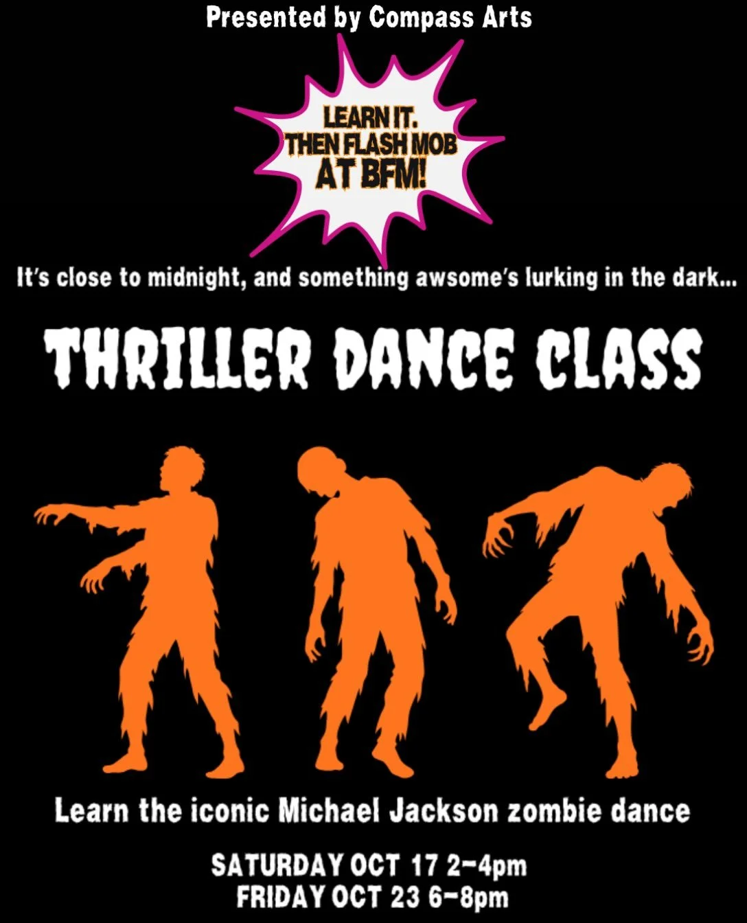 OKAY, THIS IS REALLY HAPPENING. 🧟&zwj;♀️🕺🎃 We&rsquo;ve been dreaming about a THRILLER flash mob at the @beaconfarmersmarket for Halloween&hellip; and now we may actually have a path to make it happen.

Our good friends at @compassartsny are teachi