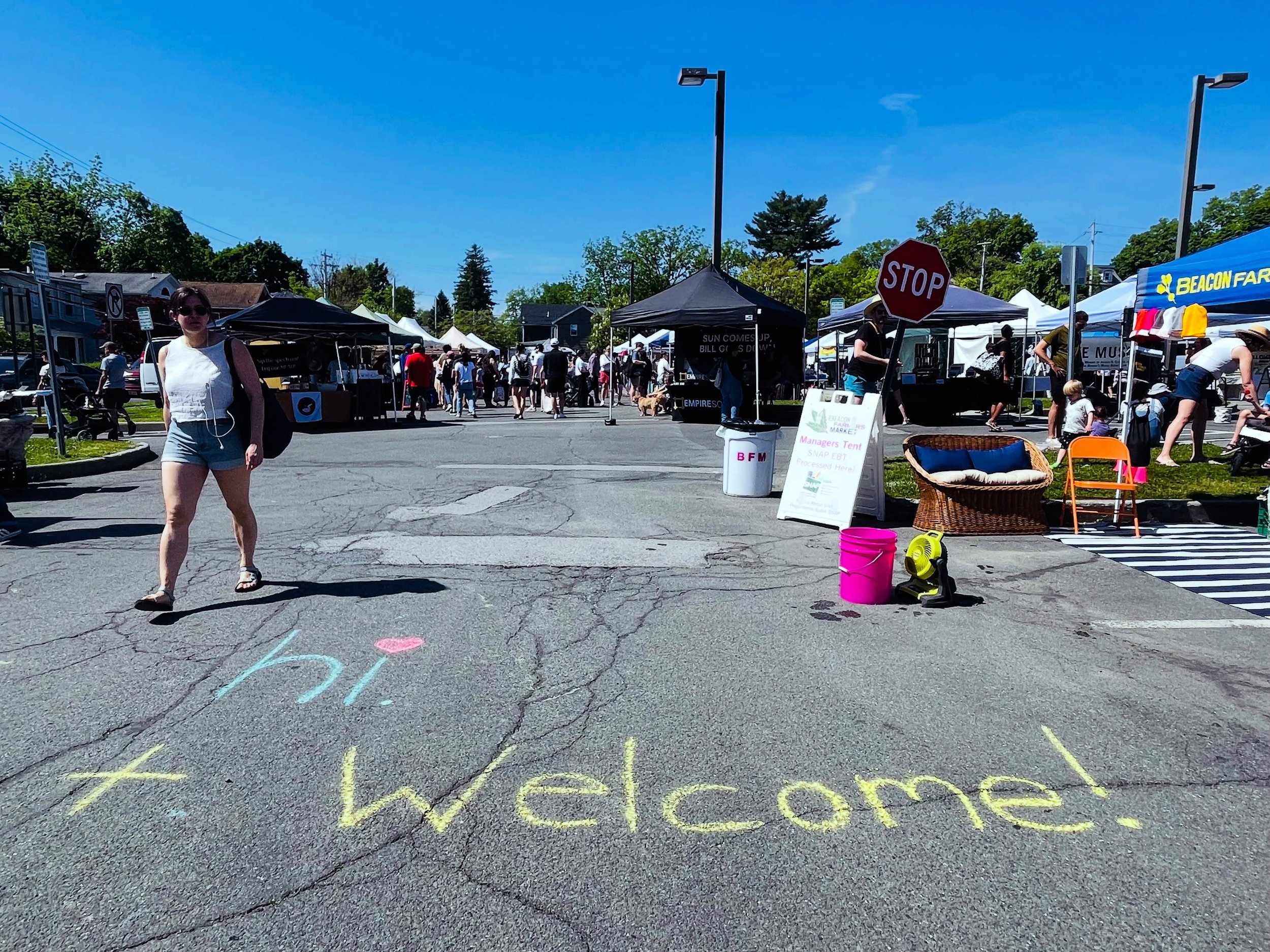 ☀️ Something beautiful is returning to the BFM this Sunday. 🙌💙 

That big, beautiful blue&mdash; she&rsquo;s making a comeback! 

After FOUR rainy markets in the last FIVE weeks, we are more than ready to welcome back blue skies + sunshine.

And wh