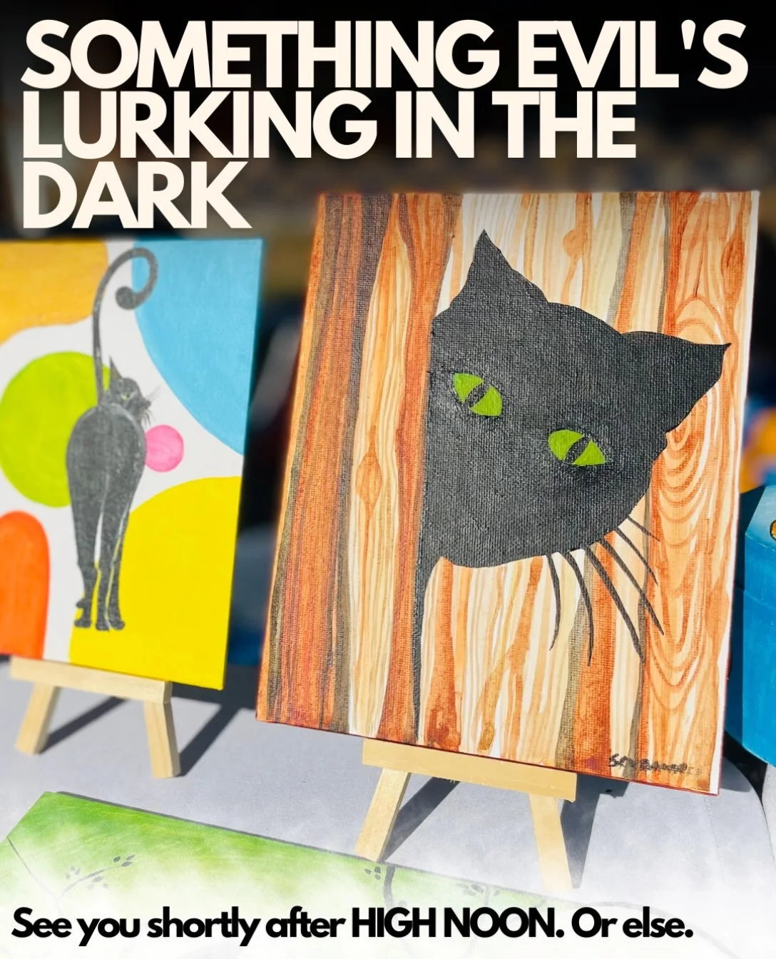 Something evil&rsquo;s lurking in the dark... 🐈&zwj;⬛👀

We&rsquo;ve got costumes. We&rsquo;ve got pumpkins. We&rsquo;ve got spooky tunes.

And we might just have a little something up our sleeves.

Our advice?

Be at BFM shortly after HIGH NOON. Or