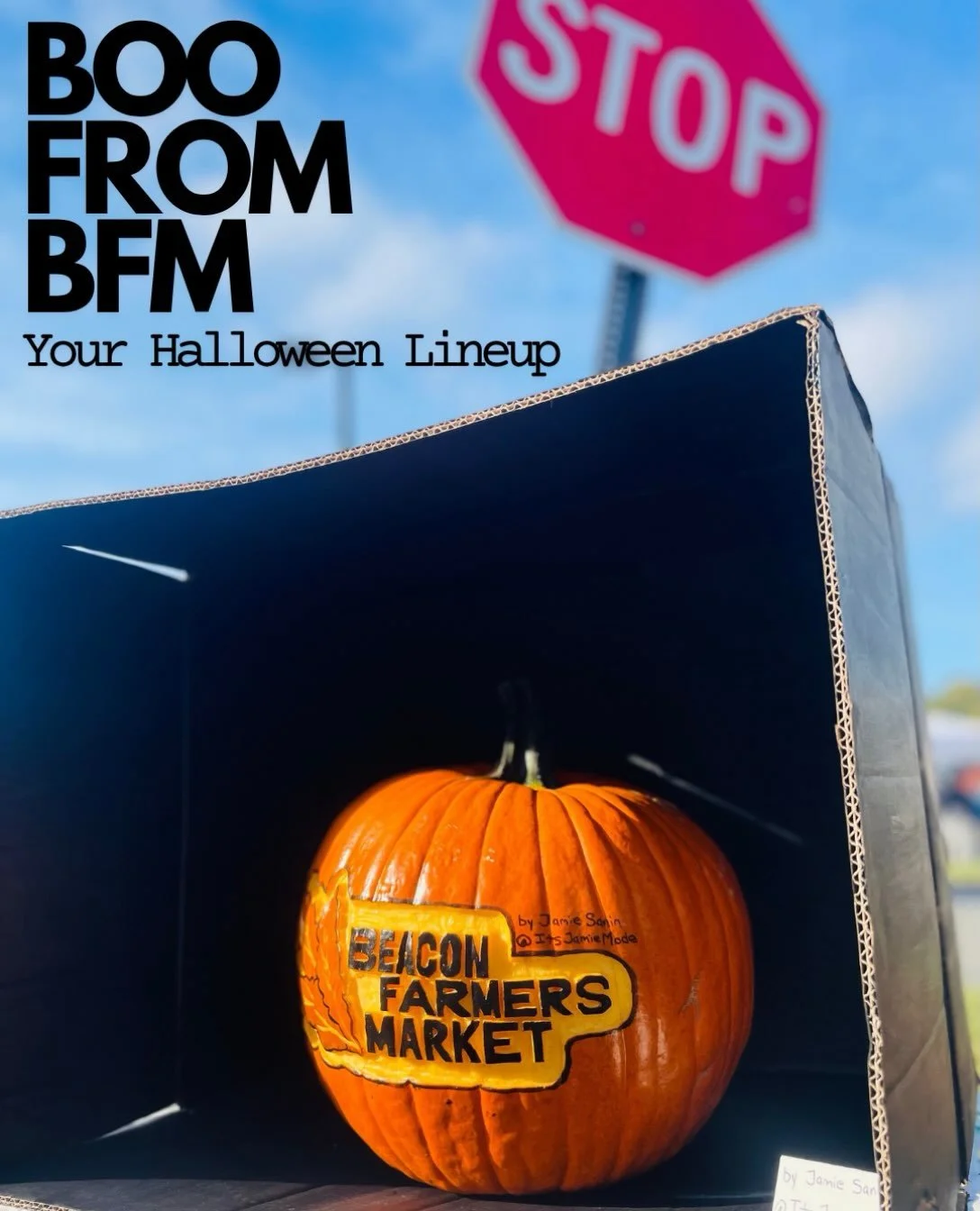 BOO FROM BFM! 🎃👻

We&rsquo;ve been teasing you all week, and now it&rsquo;s time to put it ALL together!

Halloween Week kicks off TOMORROW at the @beaconfarmersmarket and we&rsquo;ve got a whole lot of fun brewing!

Here&rsquo;s your Sunday lineup
