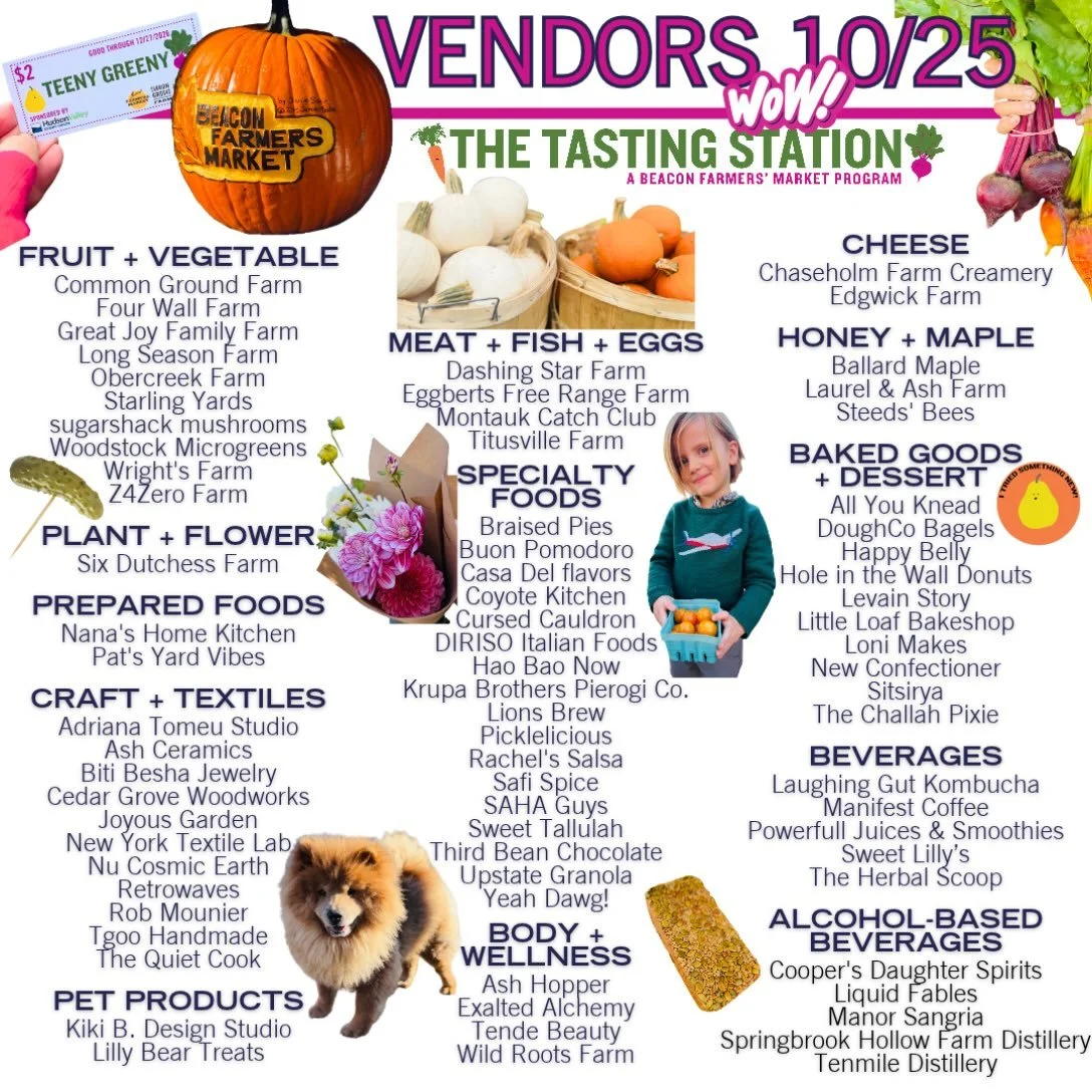 SOMEONE&rsquo;S GETTING INTO THE HALLOWEEN SPIRIT! 🦁🎃🐶 

IT&rsquo;S MARKET DAY TOMORROW! 👻 And we&rsquo;ve got a FULL HOUSE of incredible farmers, makers, bakers, brewers, and a whole lot of Halloween fun coming your way!

Here&rsquo;s what&rsquo