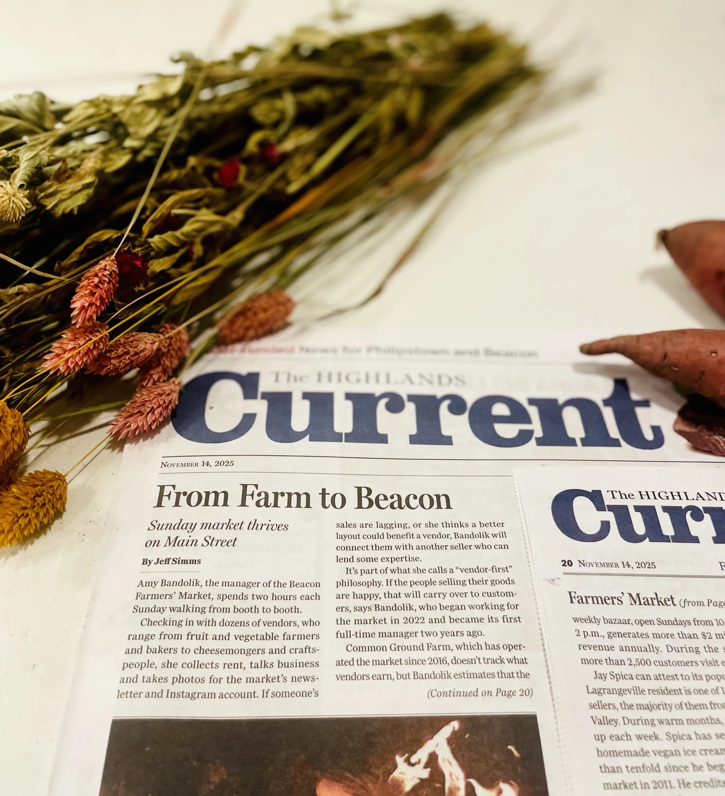 HIGHLANDS CURRENT: From Farm to Beacon by Jeff Simms • November 14, 2025 