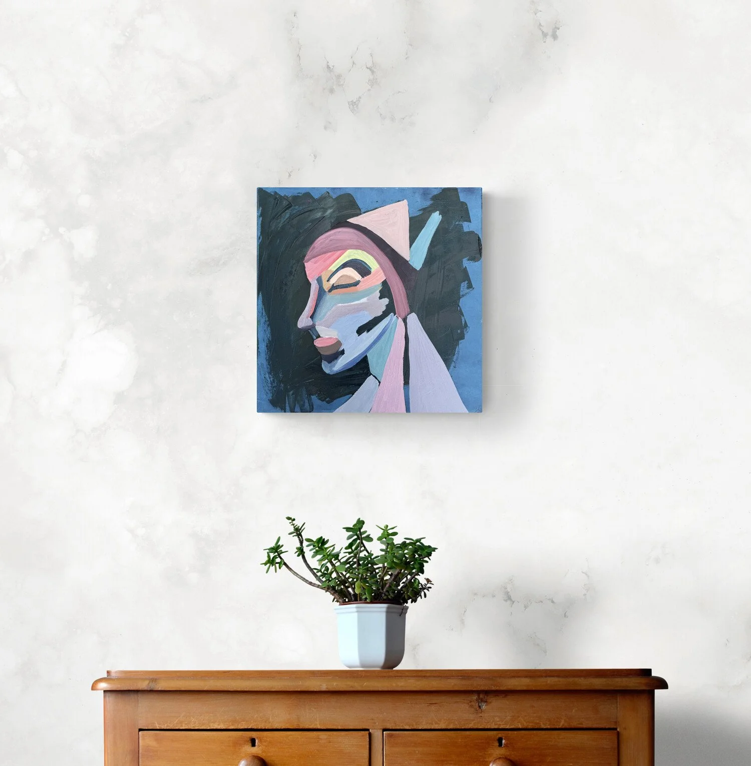 Í SKJÓLI (OIL - 50X50)