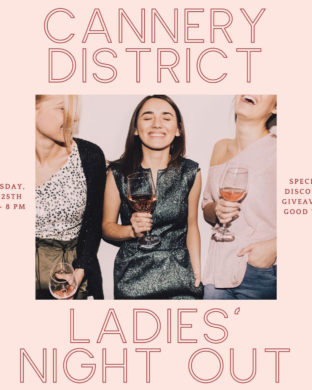 Ladies Night in the Cannery District is next Thursday, May 25 @ 4!

This is a vivacious neighborhood with some of Bozeman&rsquo;s most creative, loving and inspirational businesses.

Come get to know us and experience what we each have to offer next 