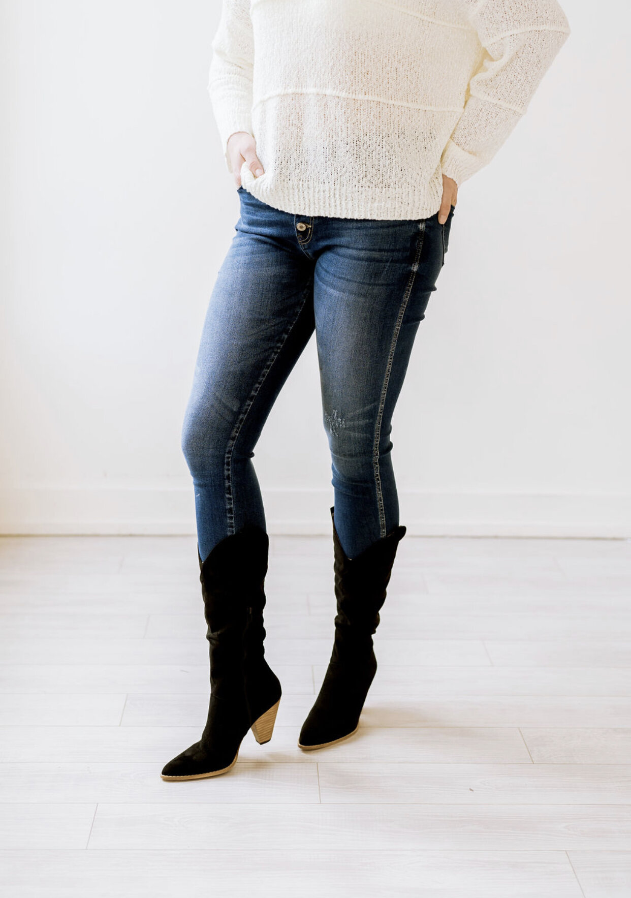 Kan Can Button Fly Jeans