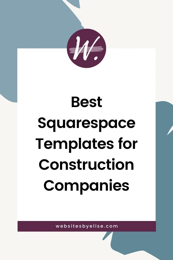 Best Squarespace Templates for Construction Companies [2026]