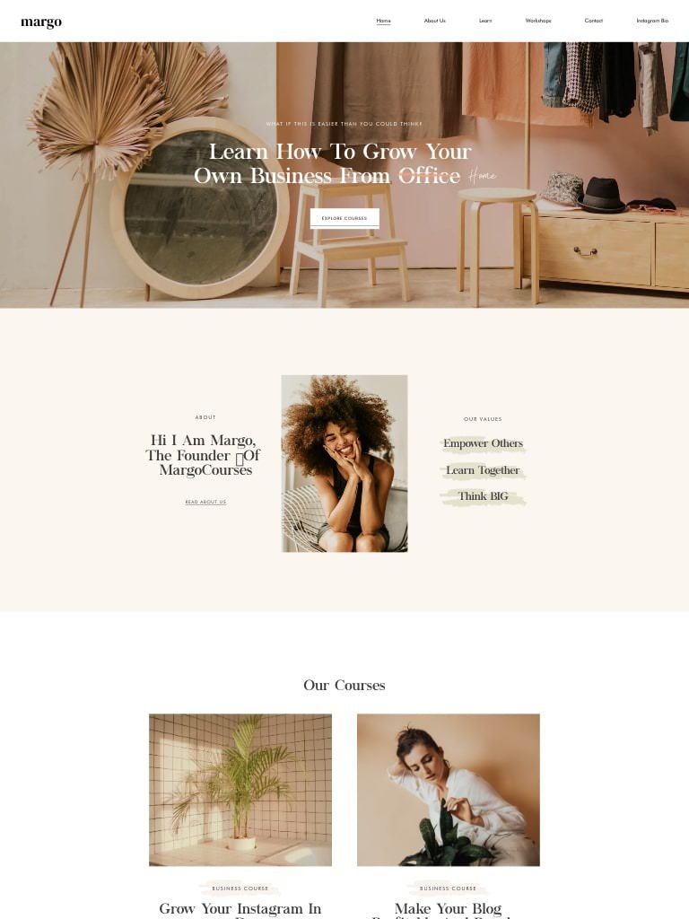 15+ Best Squarespace Templates For Blogs [2023] — Websites by Elise ...