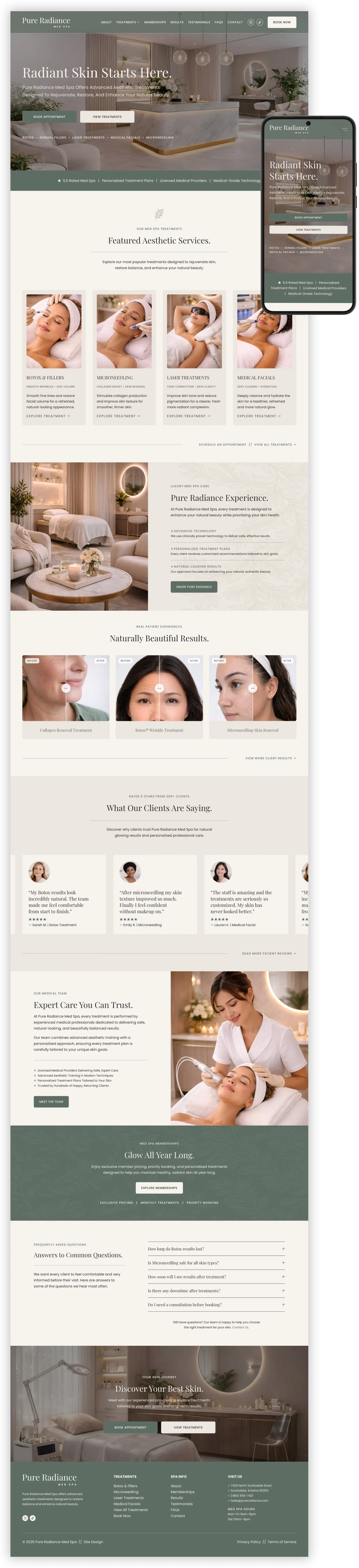 Botox / Filler Website Template, Botox And Filler Clinic Website, Botox Clinic Website Template, Clean Skincare Website Template, Cosmetic Clinic Website Template, Esthetician Squarespace Template, Esthetician Website Layout
