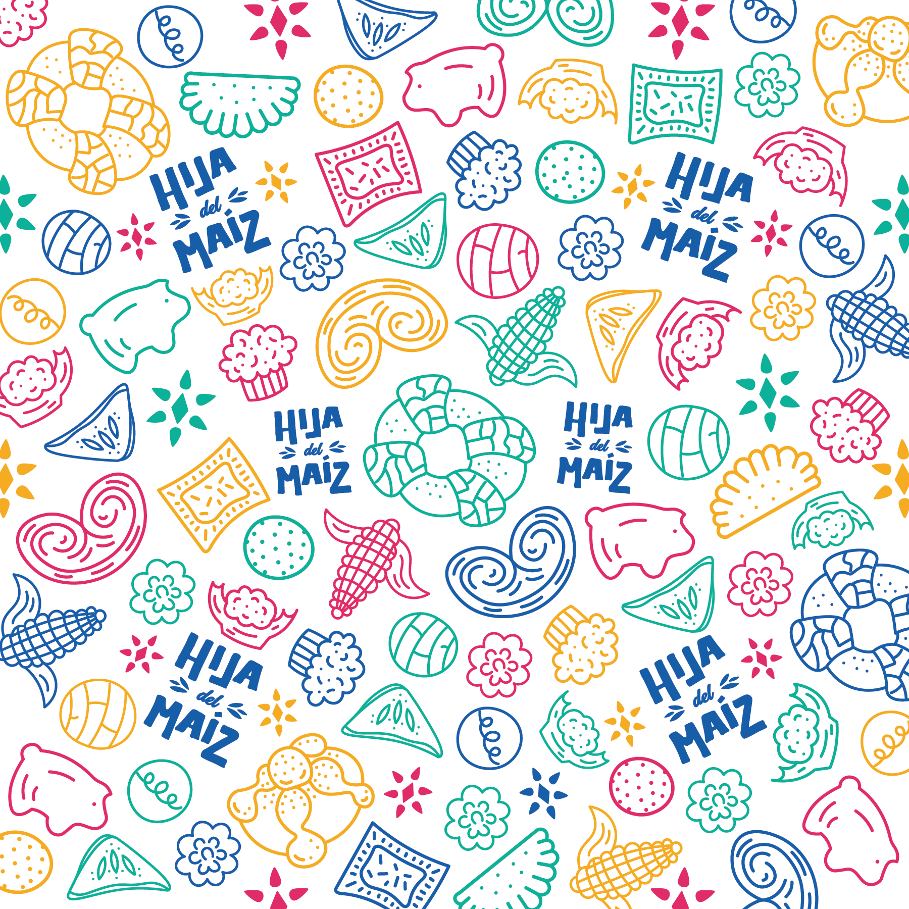 Hija Del Maiz Branded Pastry Liners