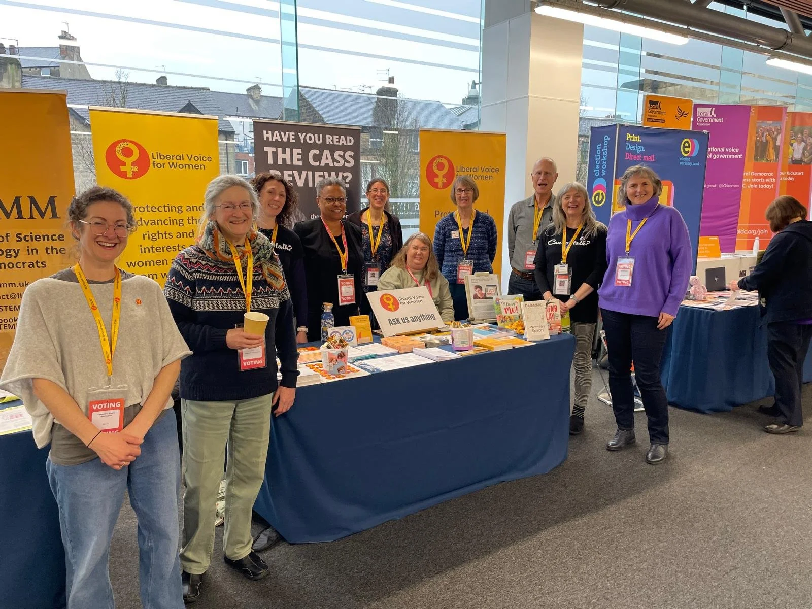 Liberal Voice for Women at the Libdems Spring 2025 conference in Harrogate