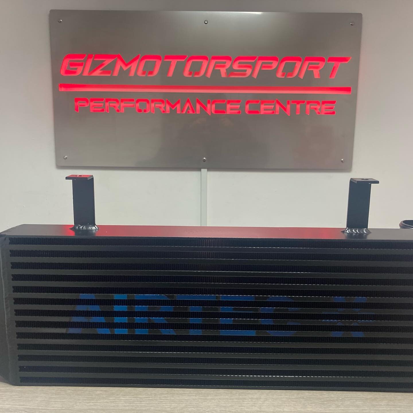@airtecmotorsport intercooler supplied &amp;  Installed to help keep those all important intake temps down on an Astra VXR we had in for tuning last week.
The AC condenser was also looking worse for wear but luckily we keep them in stock 👌#gizmotors