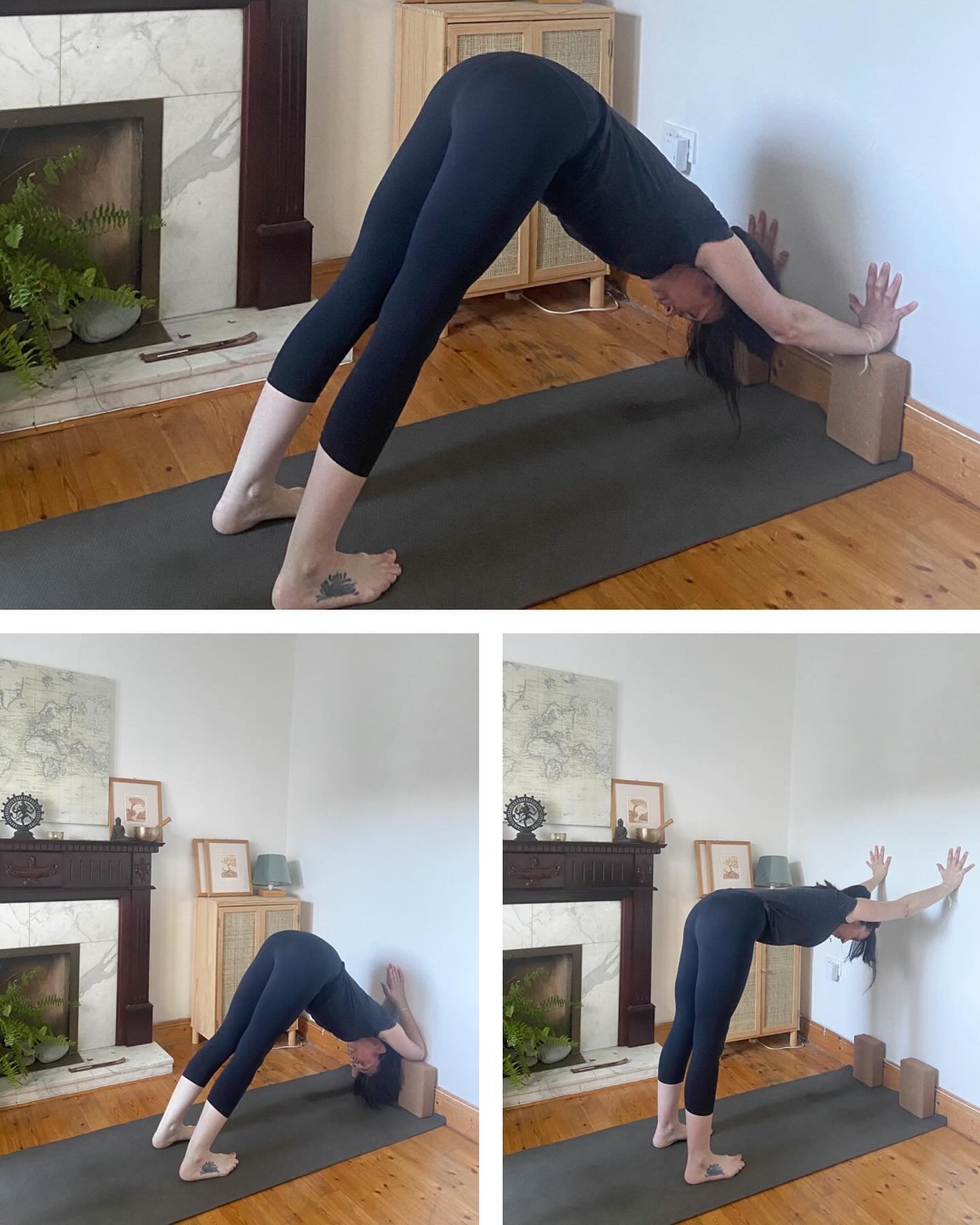 Last night was the final class of my All At The Wall online course! Really enjoyed it ! Moving into the shoulders and prepping for inversions &hellip;wanna say thank you for showing up for the course ! 

I definitely will be teaching this course agai