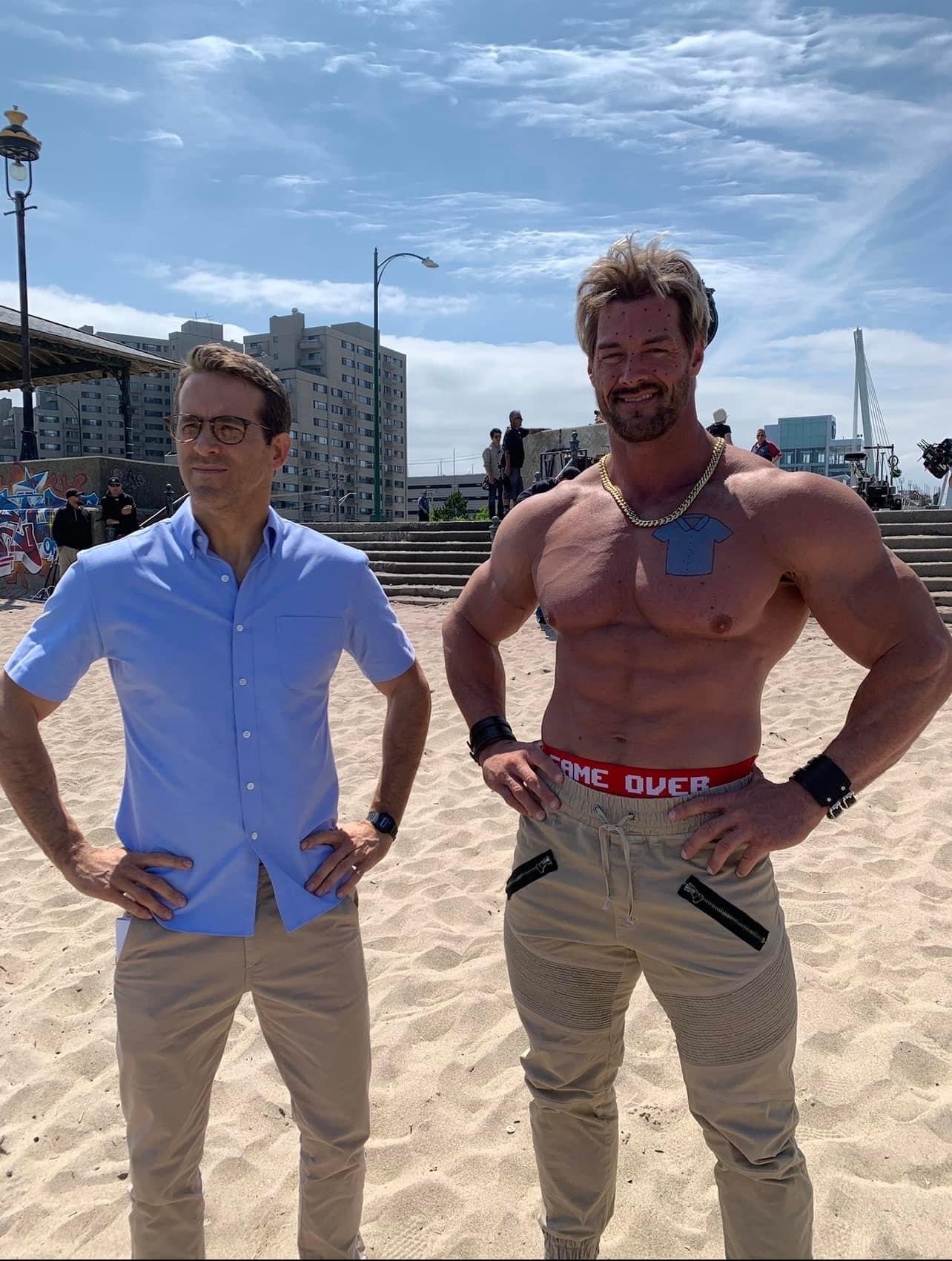 "Massive Revelation Meet Ryan Reynolds' SuperSized StandIn for 'Free