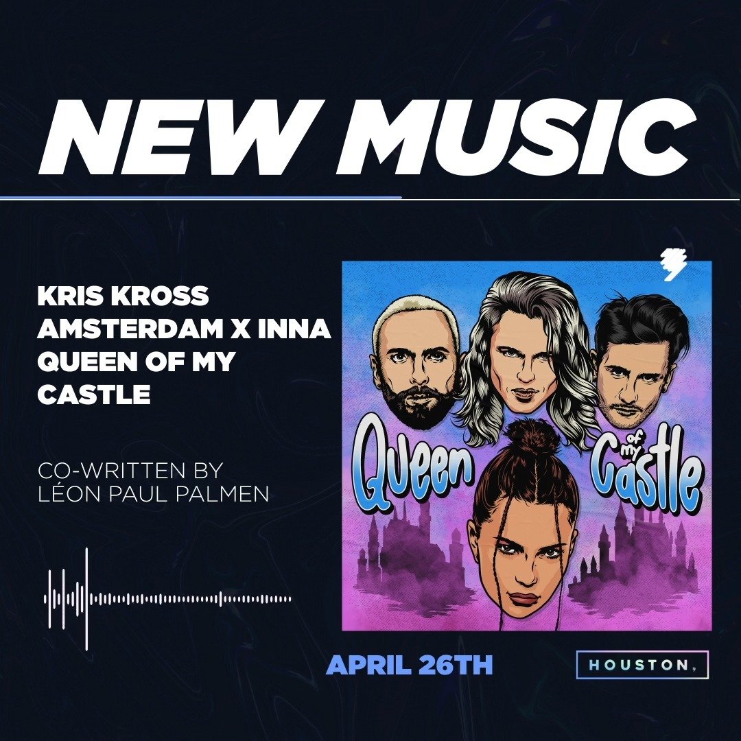 Happy Releaseday! @leonpaulmusic co-wrote @kriskrossamsterdam &amp; @inna their new single &quot;Queen Of My Castle&quot;

#houstoncomma #musicpublishing #musicproduction #songwriting