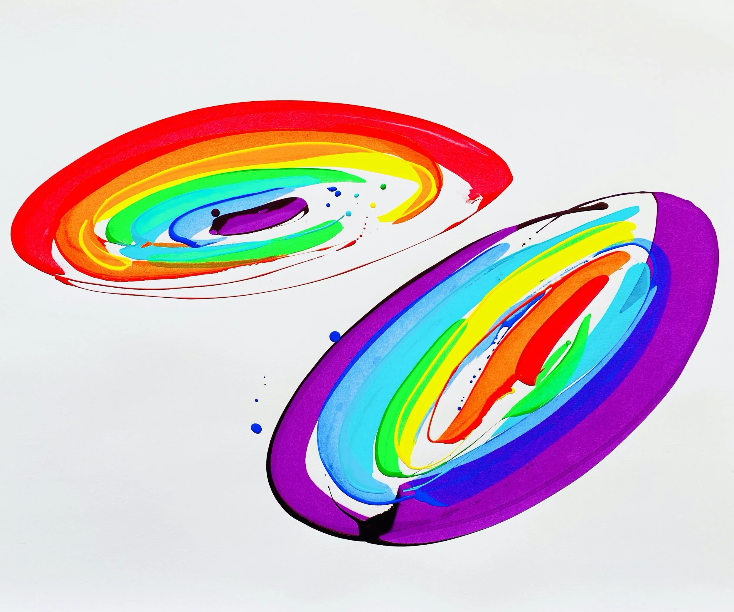 <b>Gaia. 1.1 </b>#Acrylic on 300gsm paper | 59x59cm