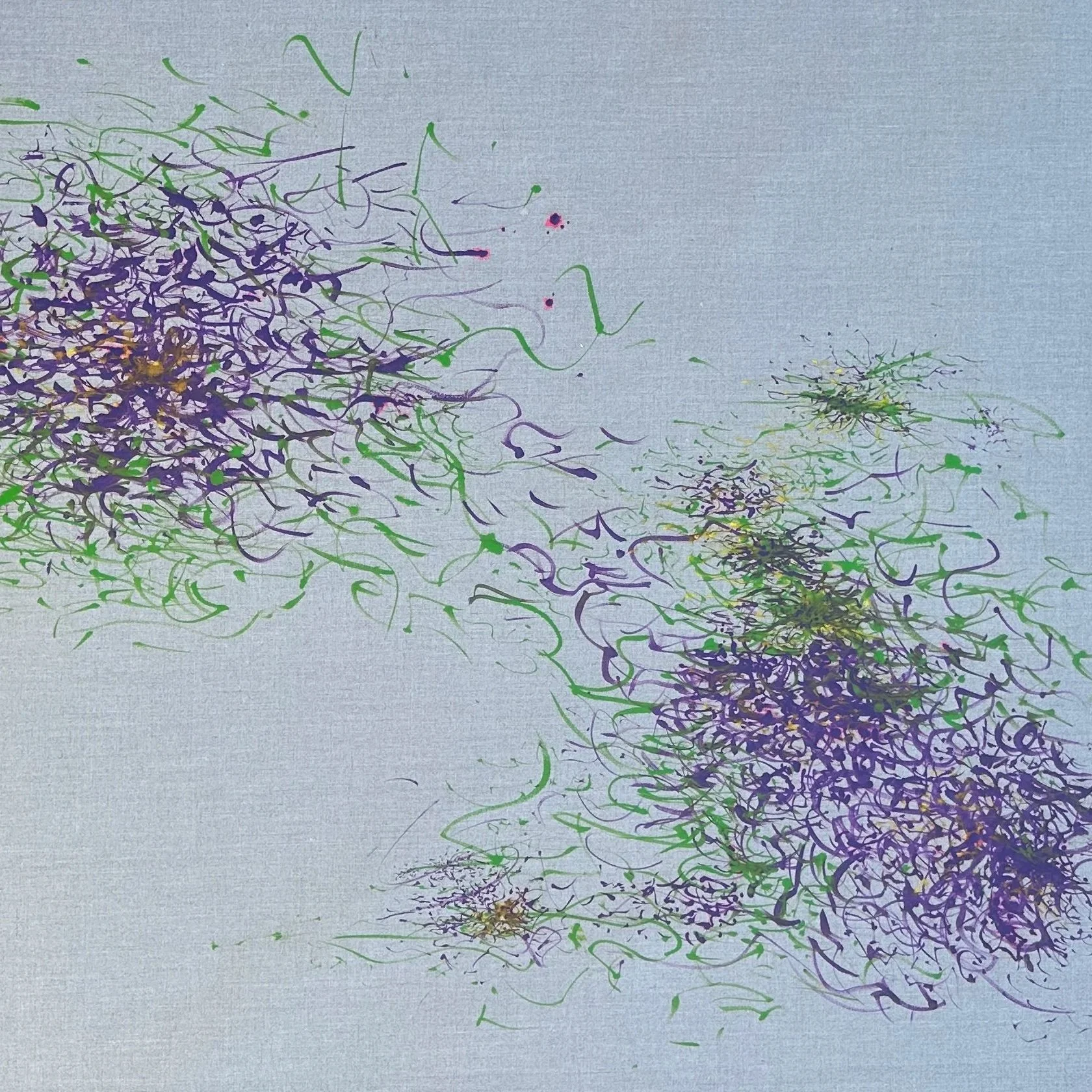<b>Clematis</b>#Oil on linen | 90x90cm I 2025