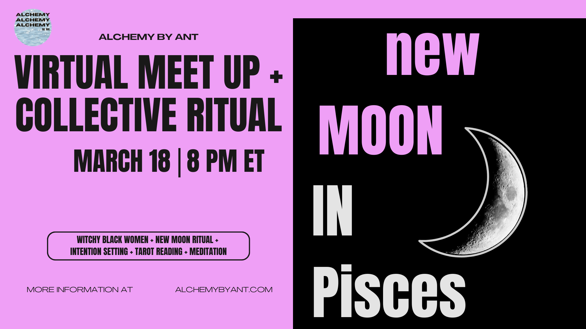 Black Girl New Moon Circle