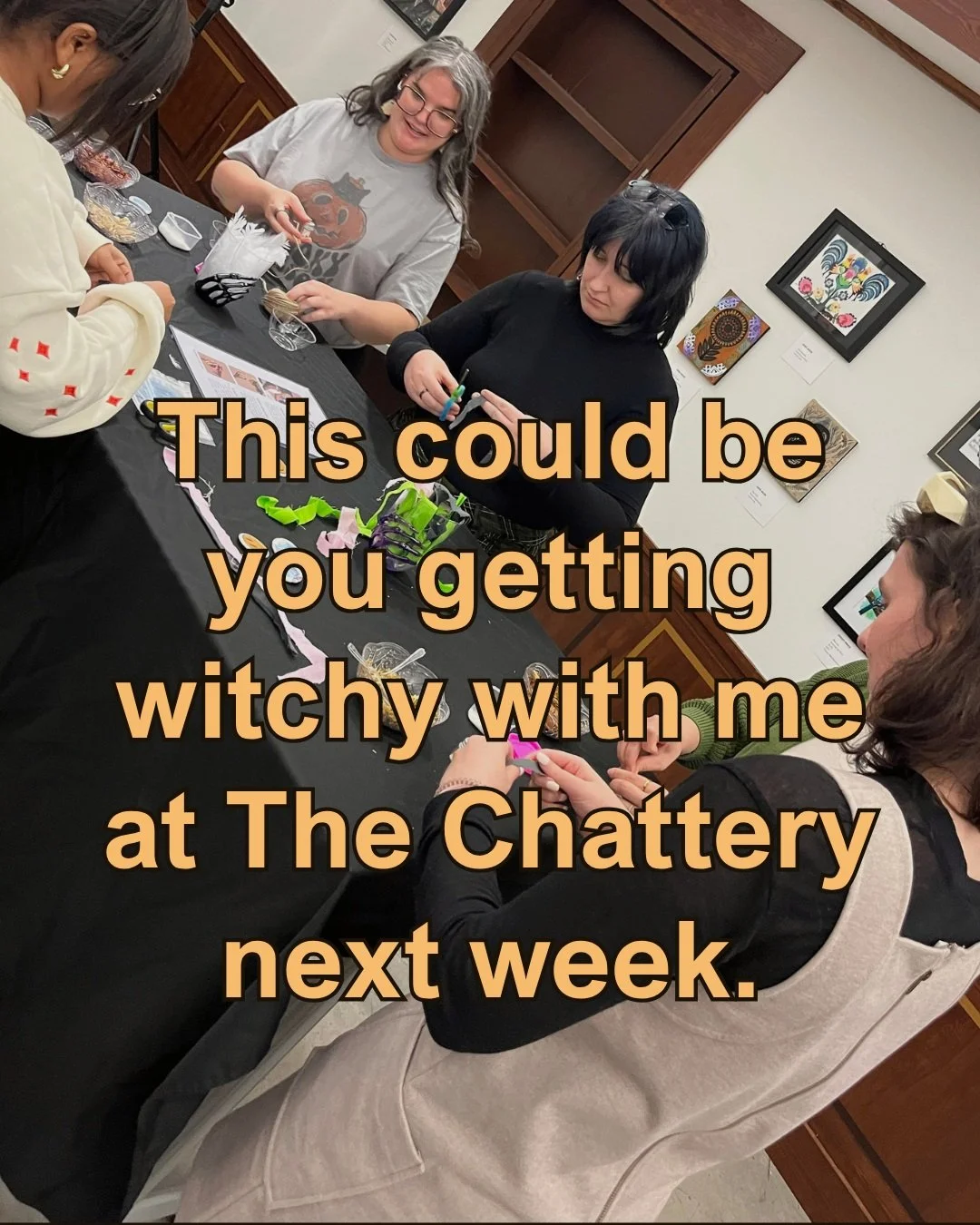 I think we can officially call this class a spooky szn tradition. 👻

Meet me at @thechattery on Tuesday, Oct. 20, for a Halloween-themed class where you'll learn about the magic of plants while (witch)crafting your own herbal spell or intention jar.