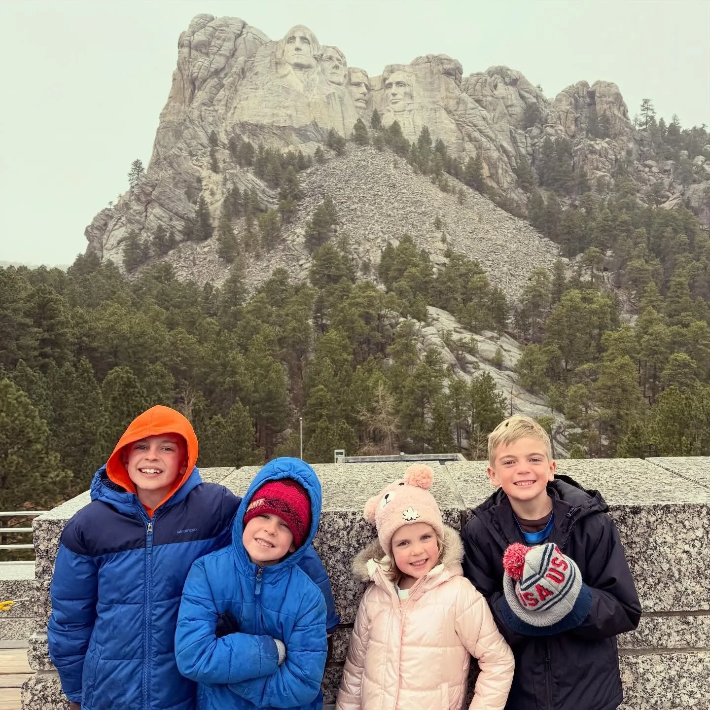 We surprised the kids with a quick Spring Break trip to the Black Hills! We can now say that we&rsquo;ve seen Mt. Rushmore in the snow, sunshine, and also at night 10 minutes before closing when there wasn&rsquo;t a single other soul in sight. 😳

We