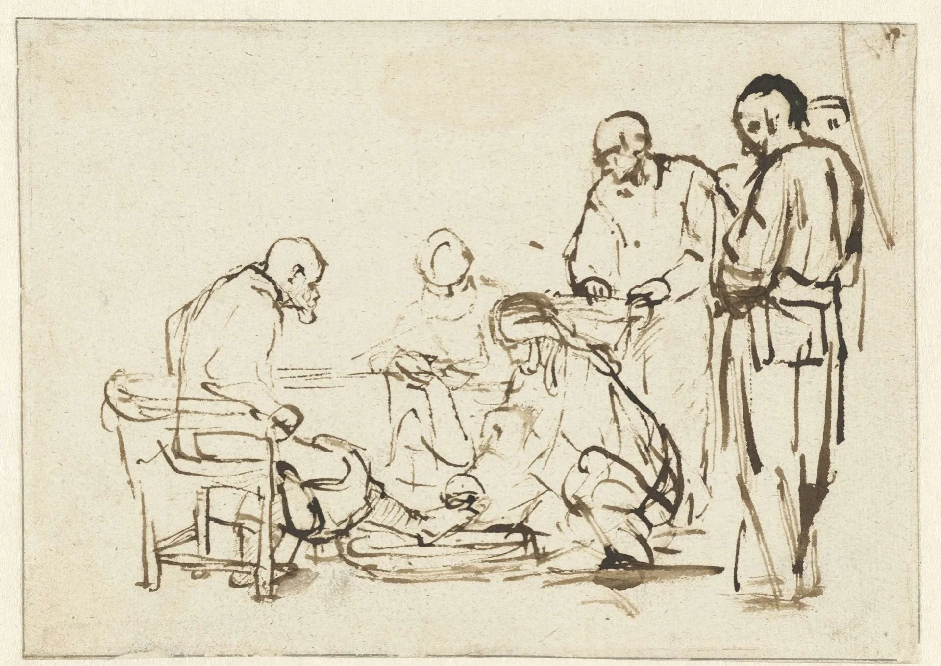 In our home, this Rembrandt sketch hangs just above hooks filled with a merry assortment of jackets, bags, and various sizes of Chicago Cubs hats. It stands sentinel in our entry way, watching over our comings and goings with a reminder of the love w