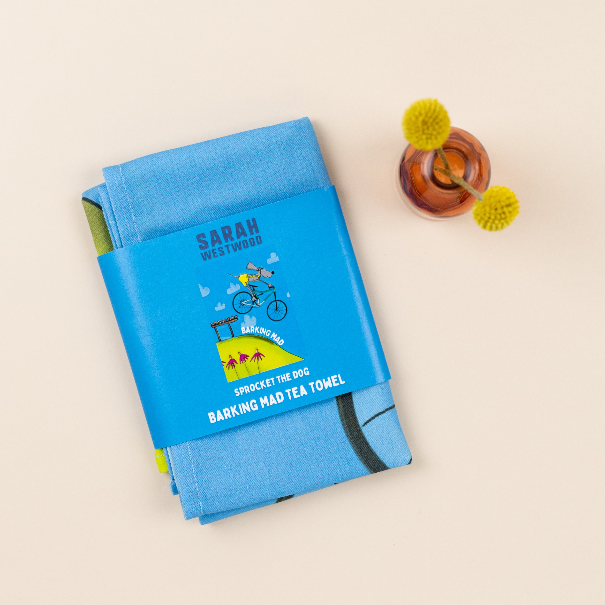 Barking Mad Tea Towel