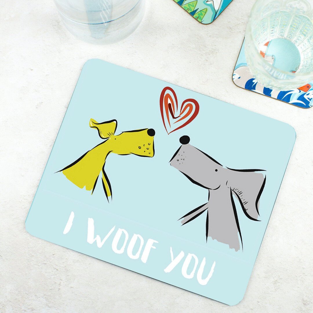 I Woof Youn Placemat