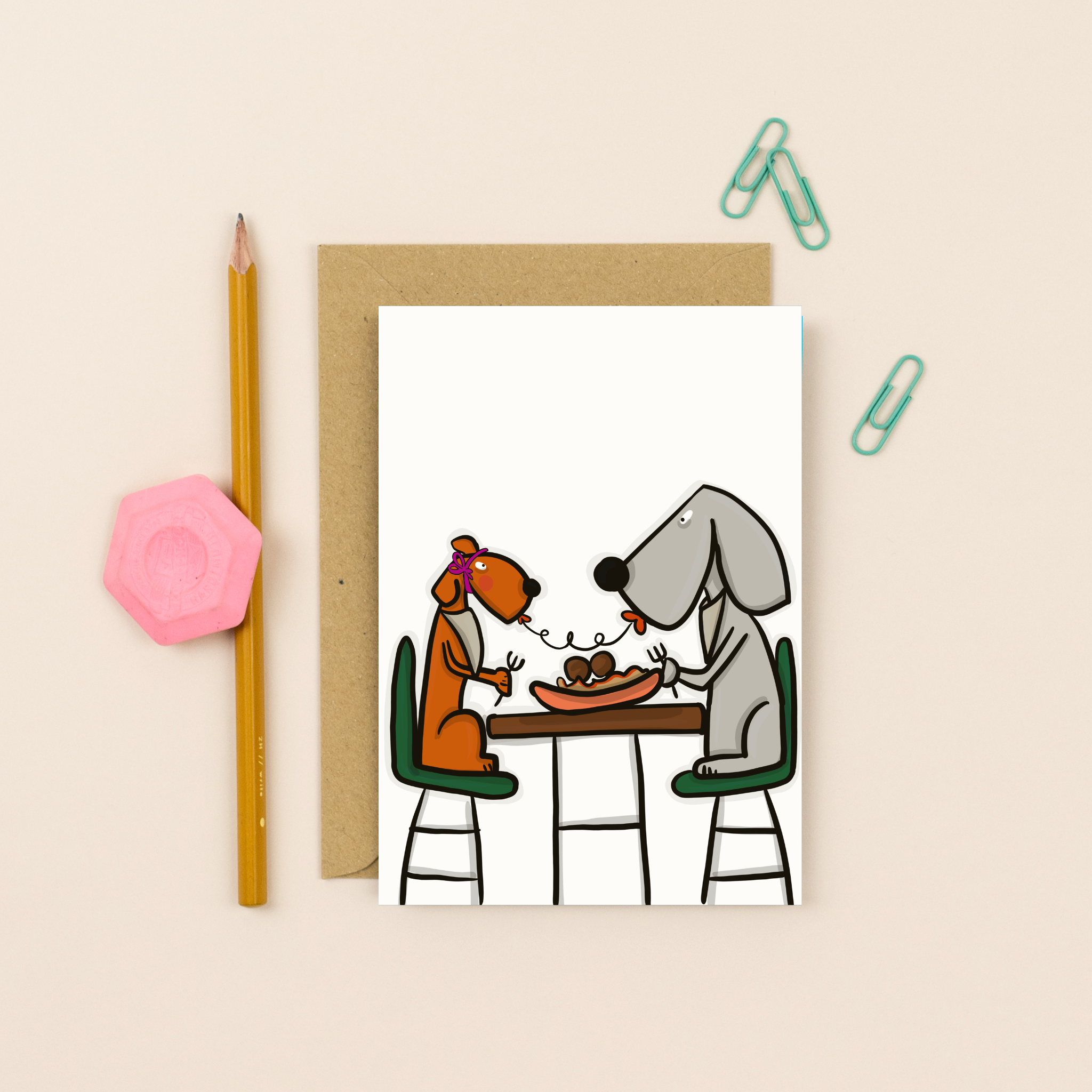 I Woof You Card - A Heartwarming Valentine's Day Greeting for Dog Lovers