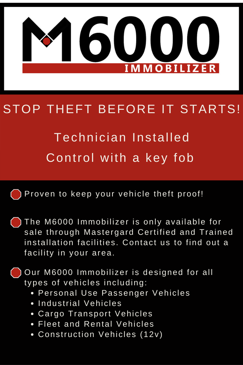 Immobilizer TheftPrevention — Mastergard Antitheft Immobilizer