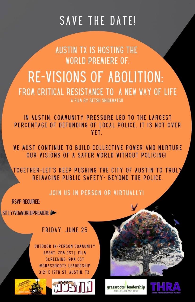 World Premiere: Re-Visions of Abolition by Setsu Shigematsu - Event Information