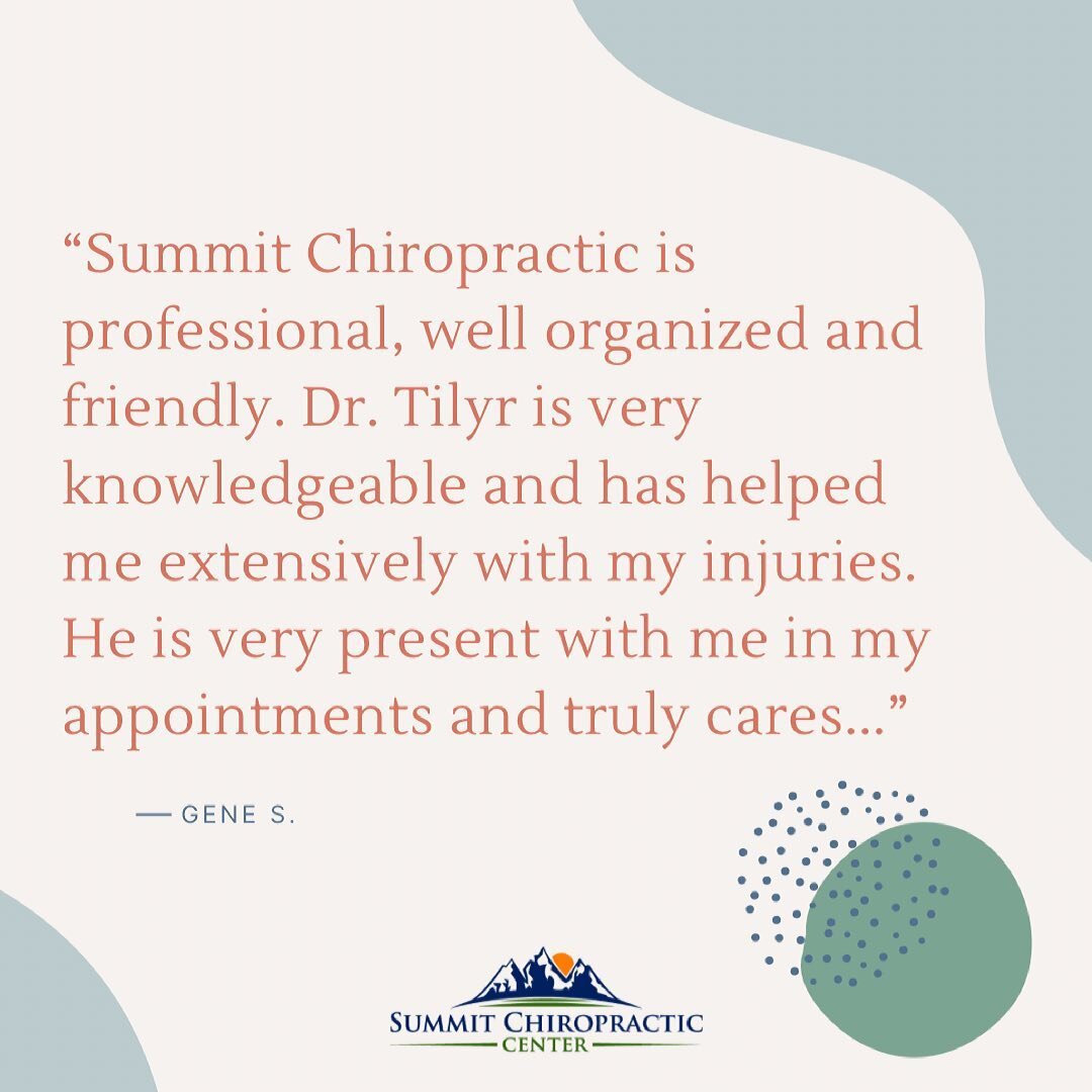 We love helping our patients! 👏🏼

#familychiropractor #healthylifestyle #chiropractor #feelbetter #nomorebackpain #nomoreneckpain #nomoreheadaches #healthiswealth #chiropracticlifestyle #chiropracticworks